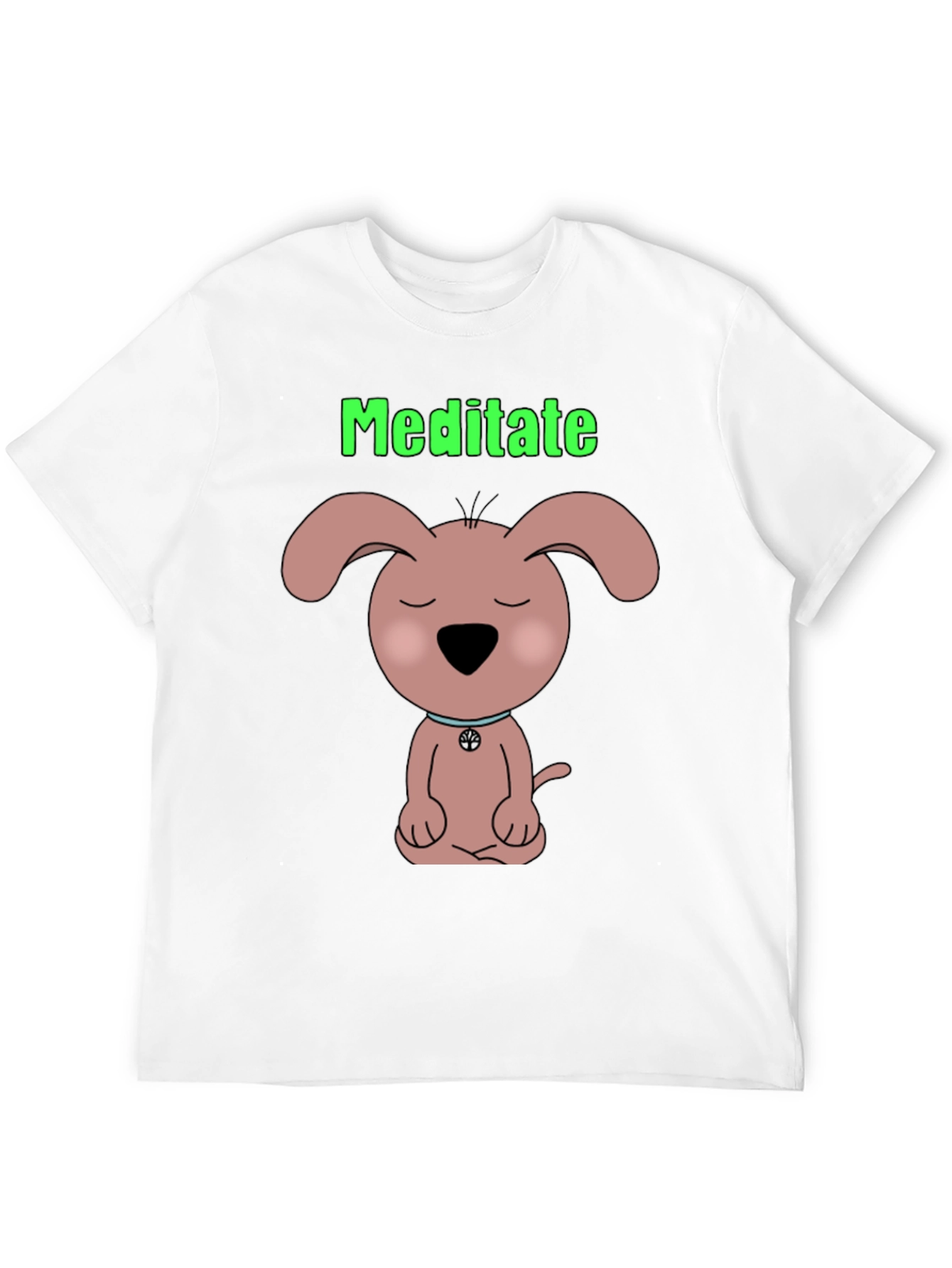 Meditate Dog T-Shirt Zen Puppy Tee