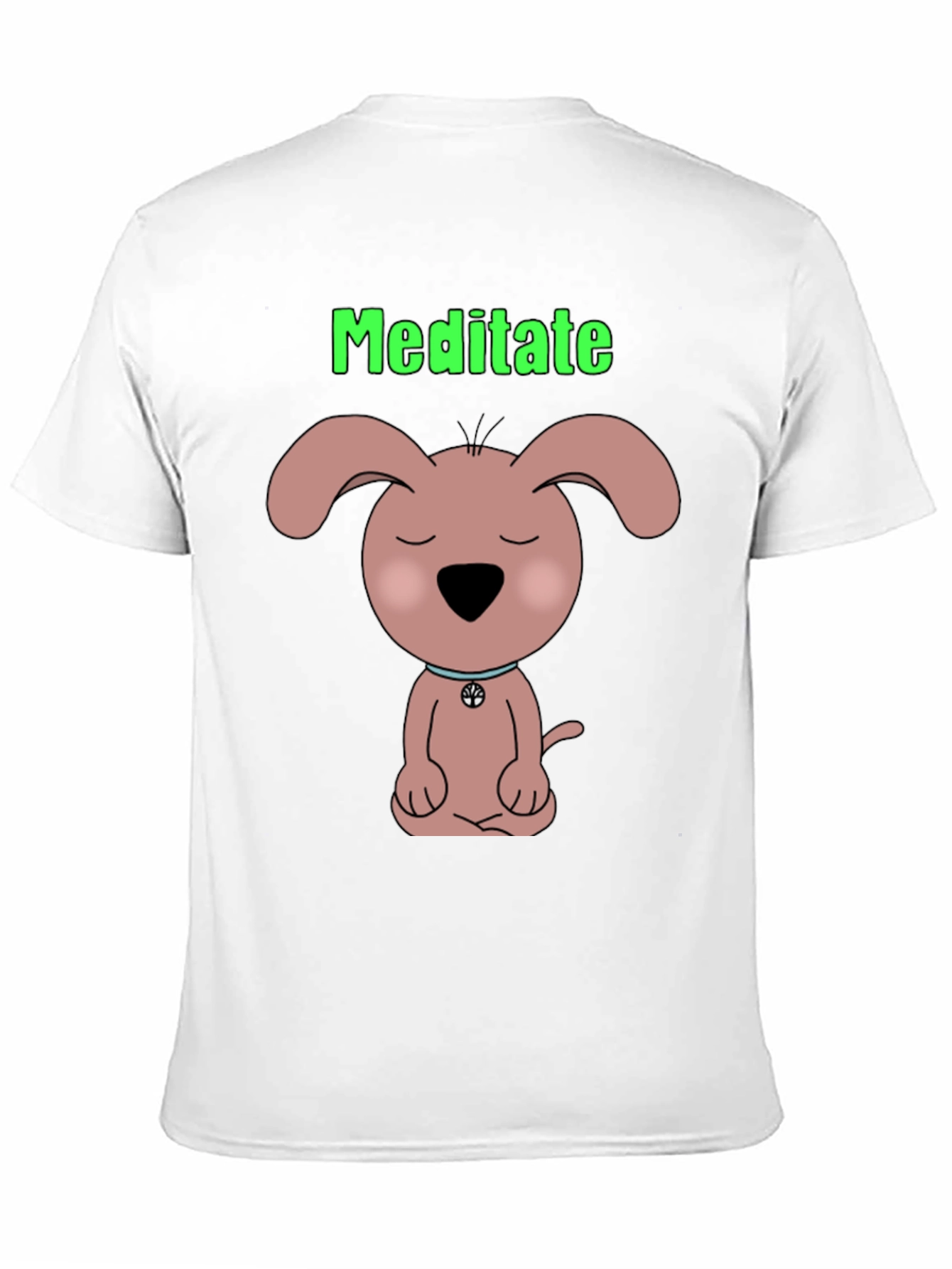 Meditate Dog T-Shirt Zen Puppy Tee