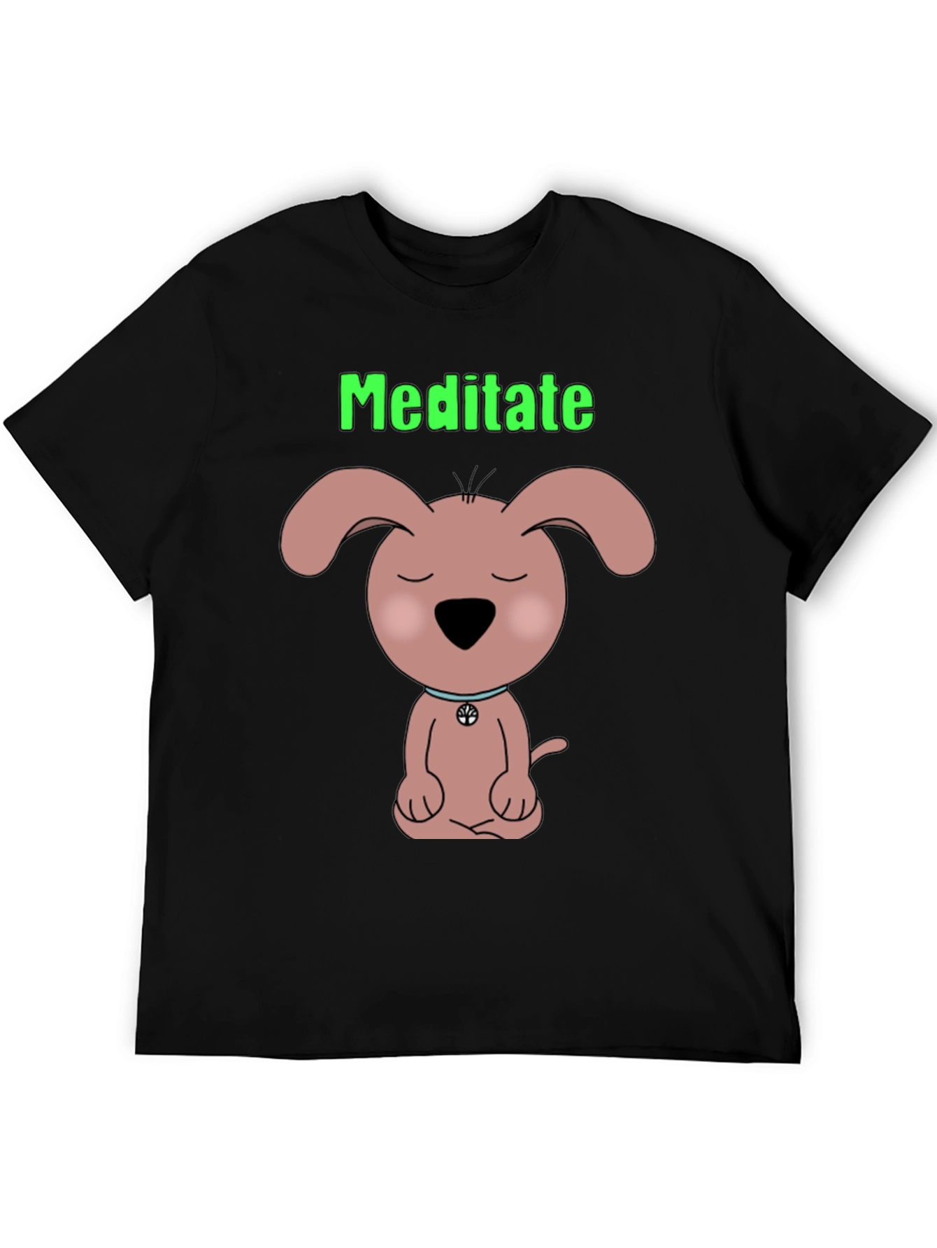 Meditate Dog T-Shirt Zen Puppy Tee