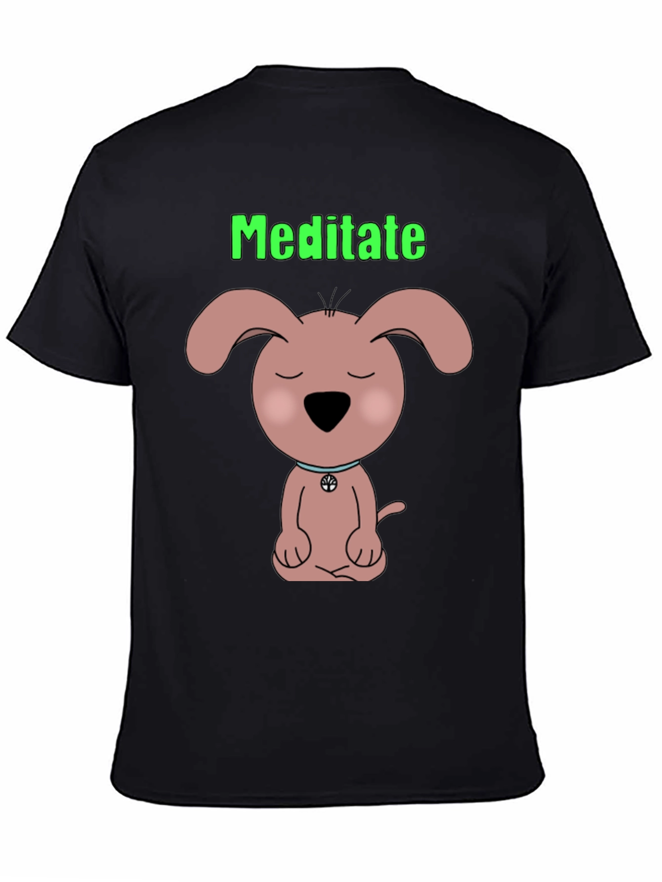 Meditate Dog T-Shirt Zen Puppy Tee