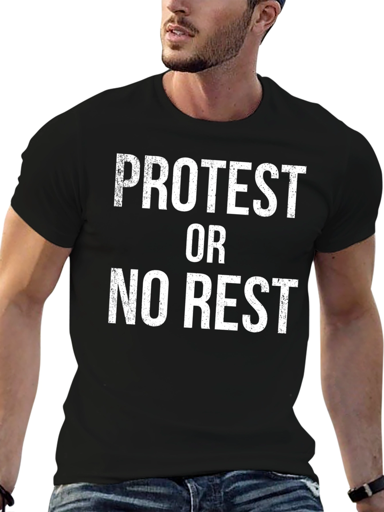Protest or No Rest Graphic T-Shirt