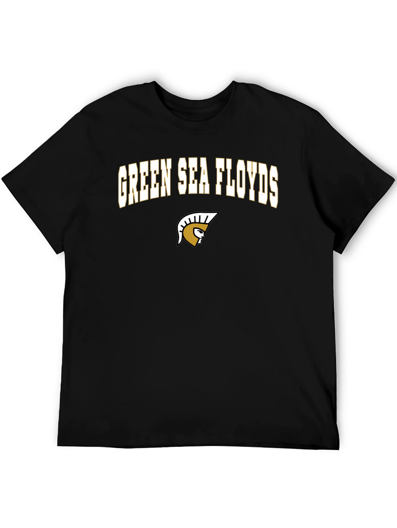 Green Sea Floyds T-Shirt - Black