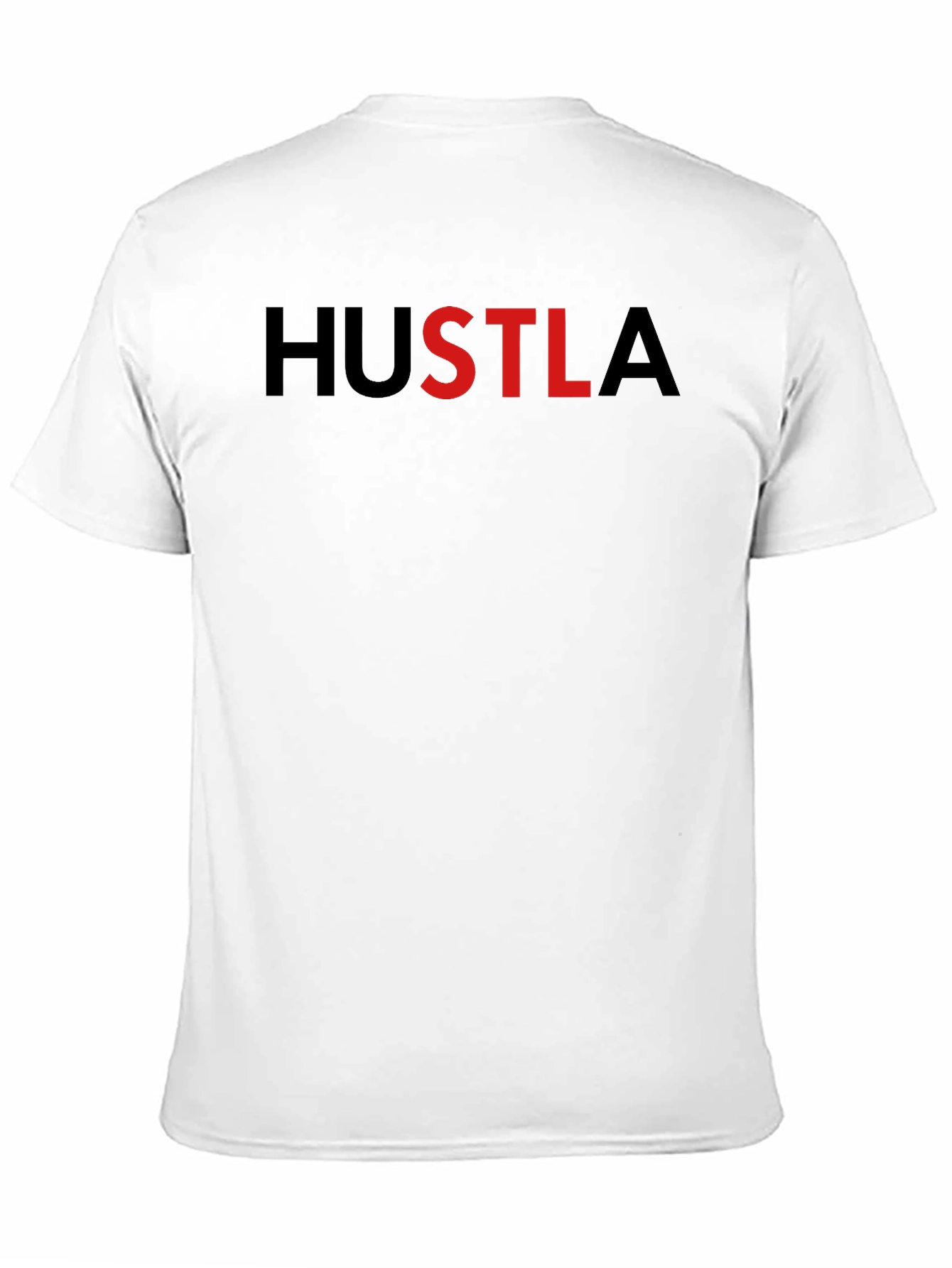 HUSTLA Graphic T-Shirt - Black Crew Neck Tee