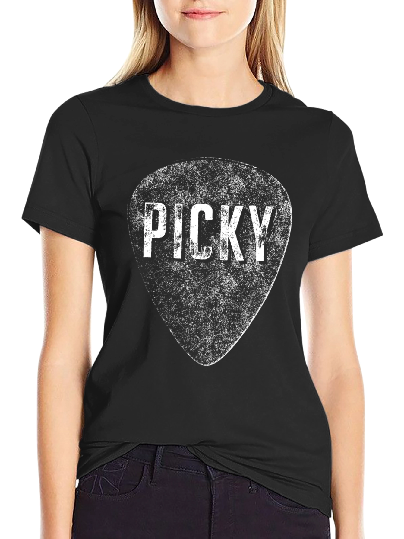 Picky Guitar Pick T-Shirt - Music Lover Tee