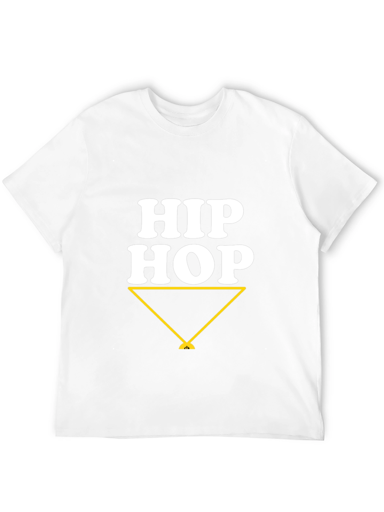 Hip Hop Graphic Print Crew Neck T-Shirt