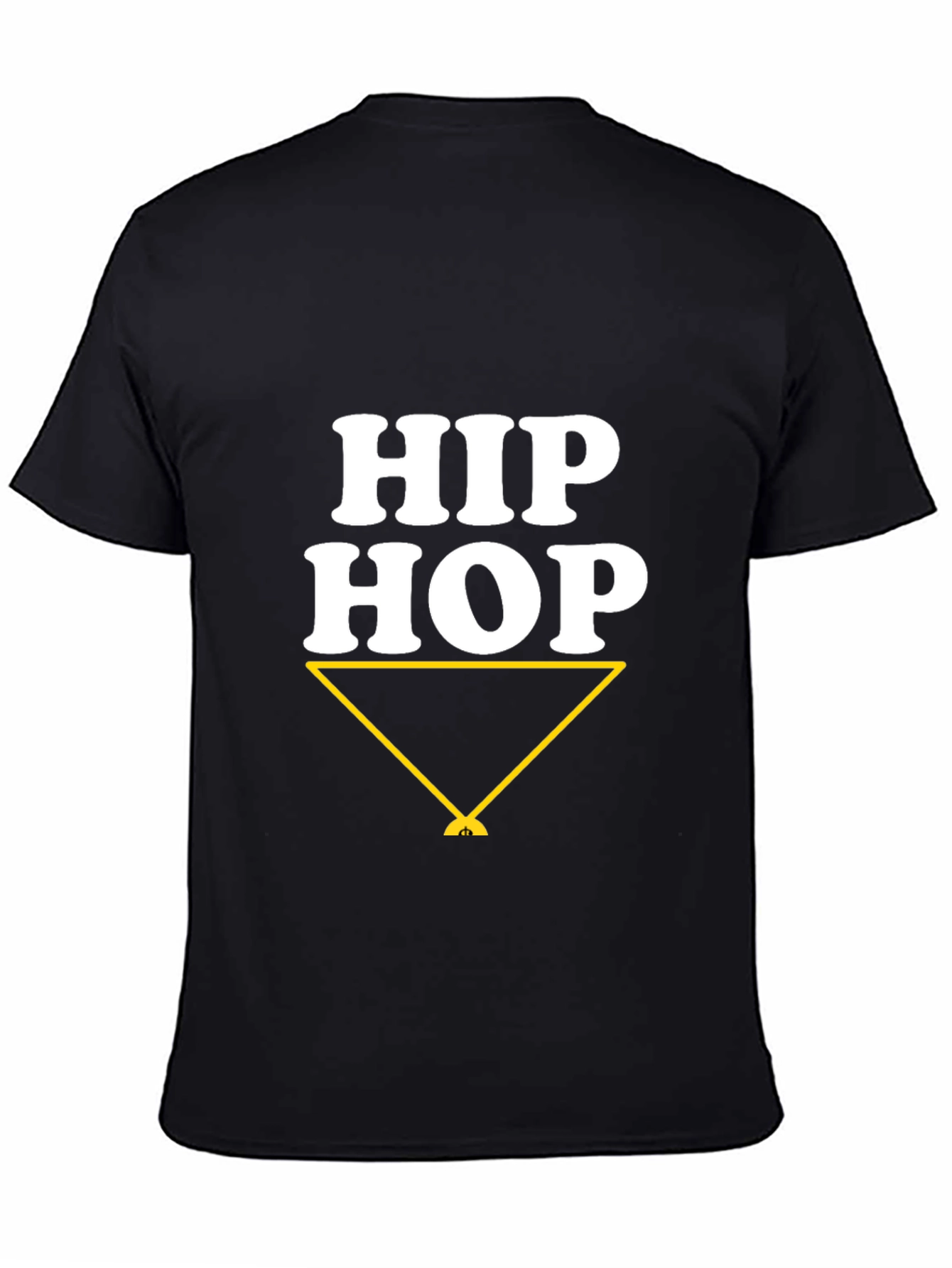 Hip Hop Graphic Print Crew Neck T-Shirt