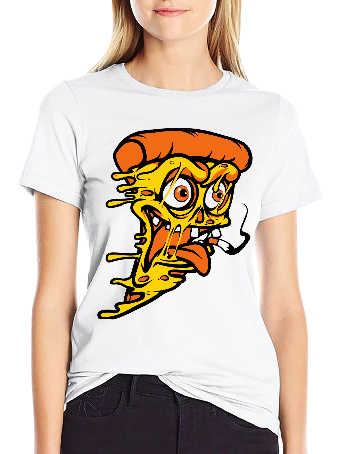 Pizza Slice Graphic Tee - Unique Foodie T-Shirt