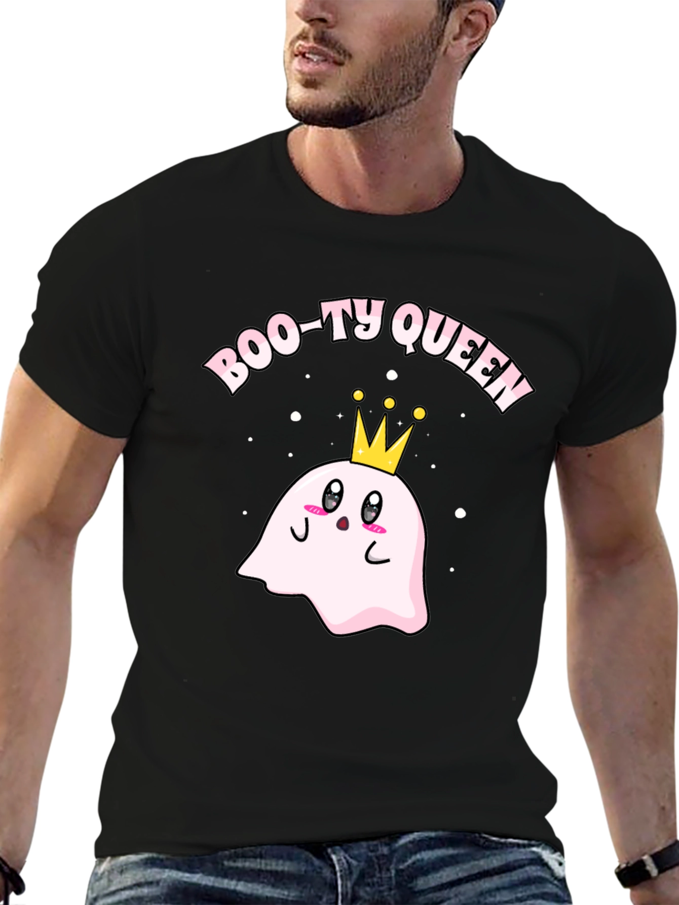 Boo-ty Queen Ghost T-Shirt - Halloween Tee