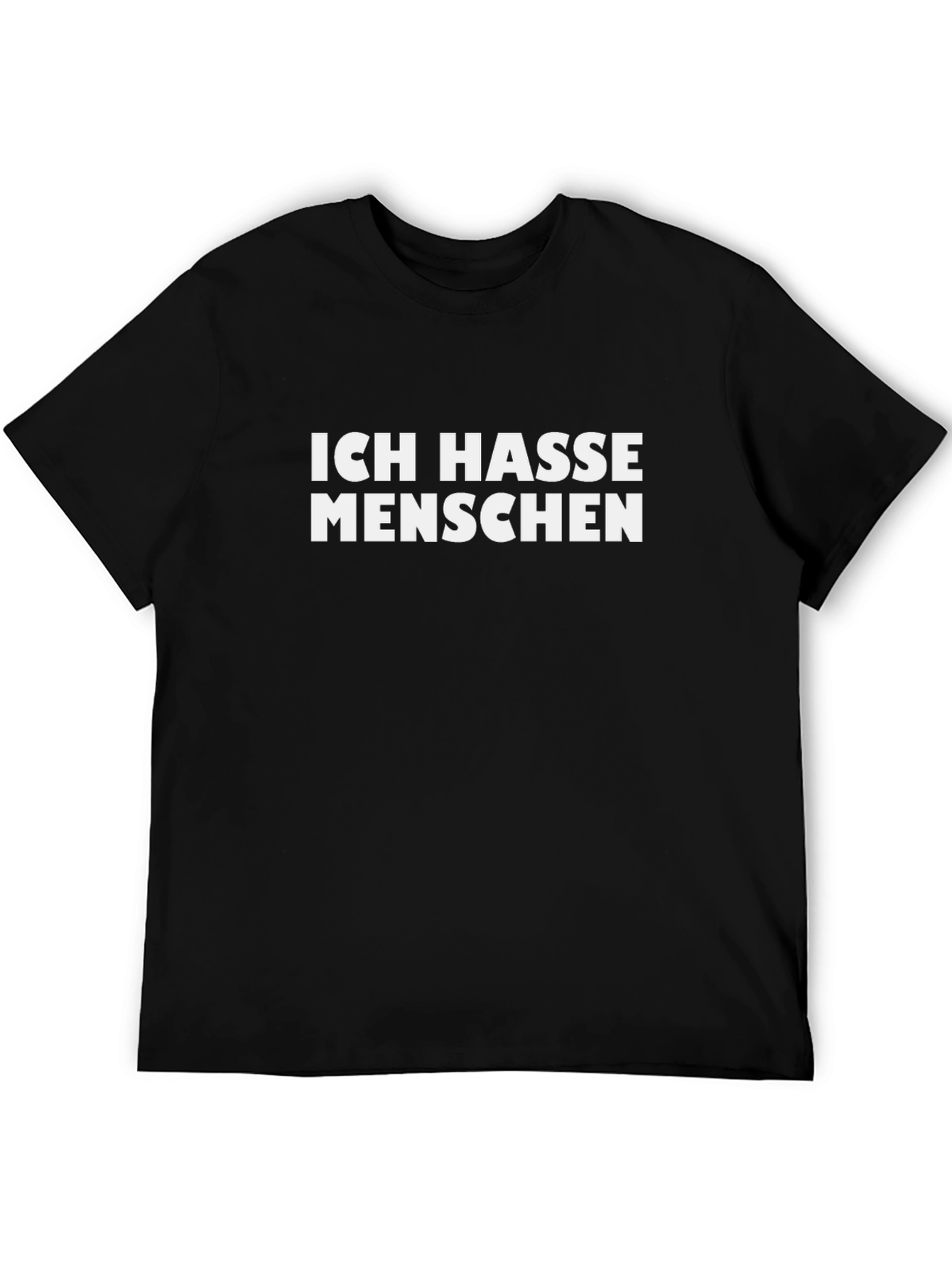 Ich Hasse Menschen T-Shirt - Sarcastic German Text Tee