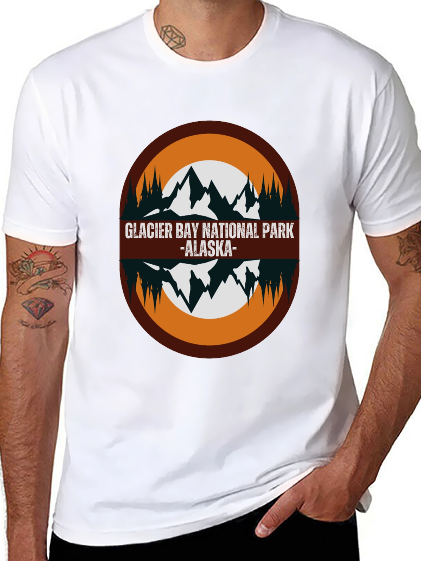 Glacier Bay National Park Tee - Alaska Adventure Shirt