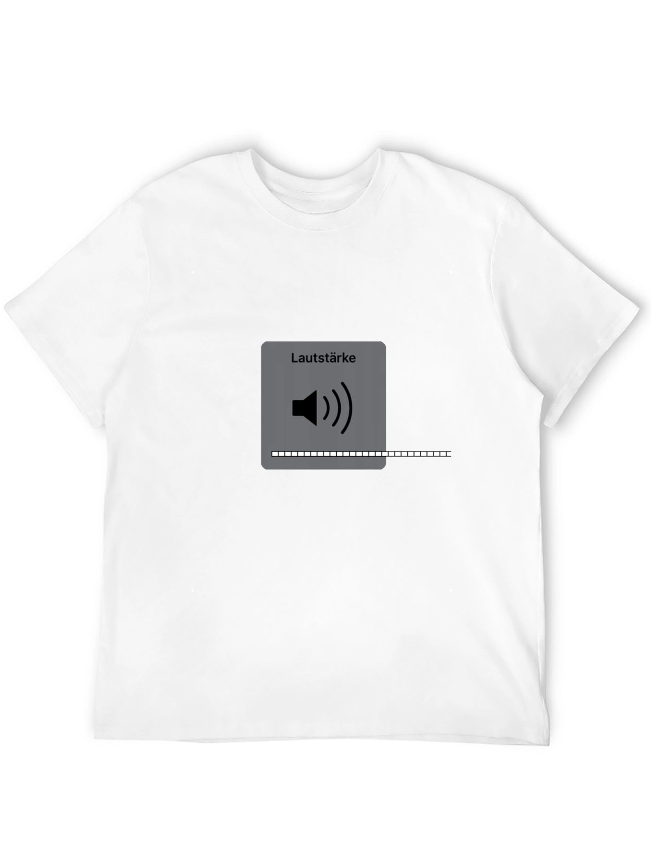 Lautstärke Volume Control Black T-Shirt