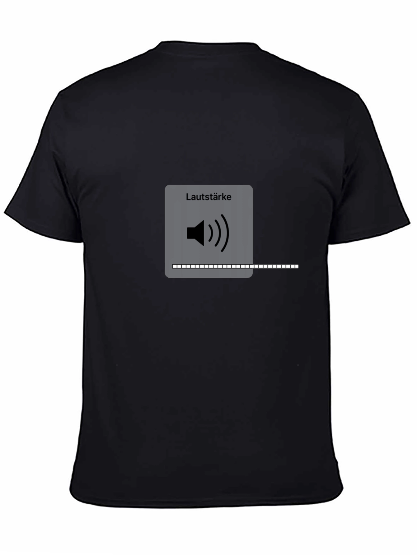 Lautstärke Volume Control Black T-Shirt