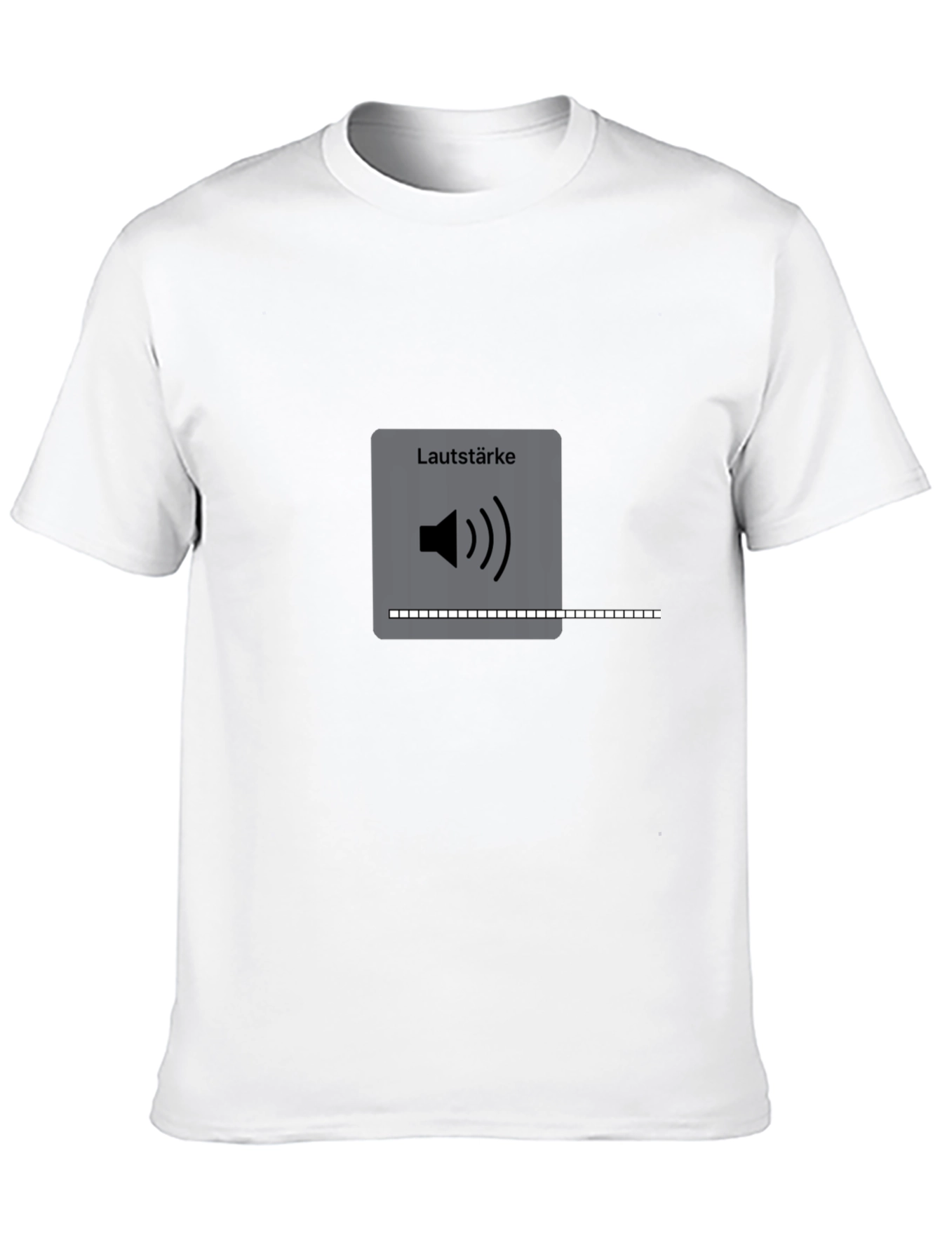 Lautstärke Volume Control Black T-Shirt