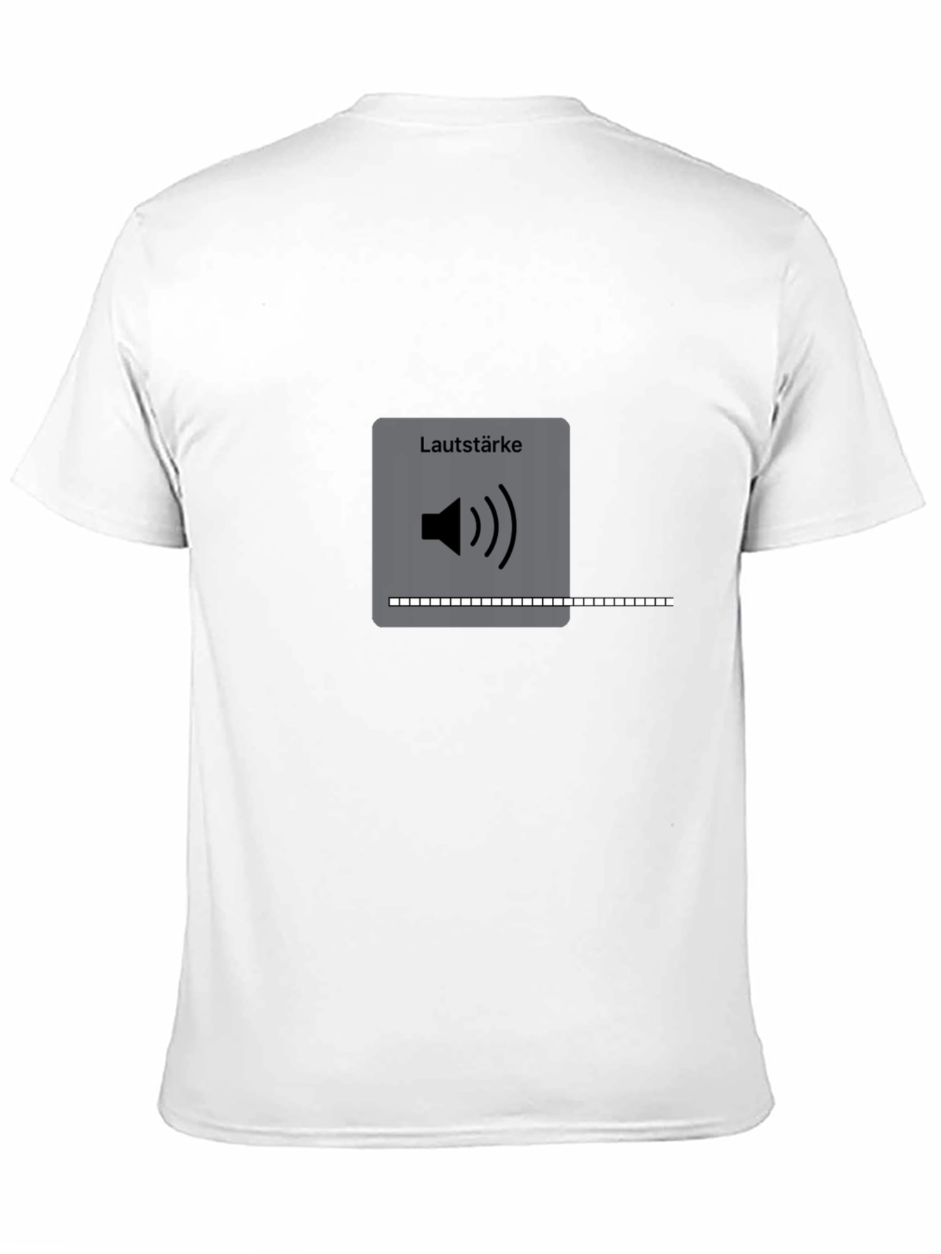 Lautstärke Volume Control Black T-Shirt