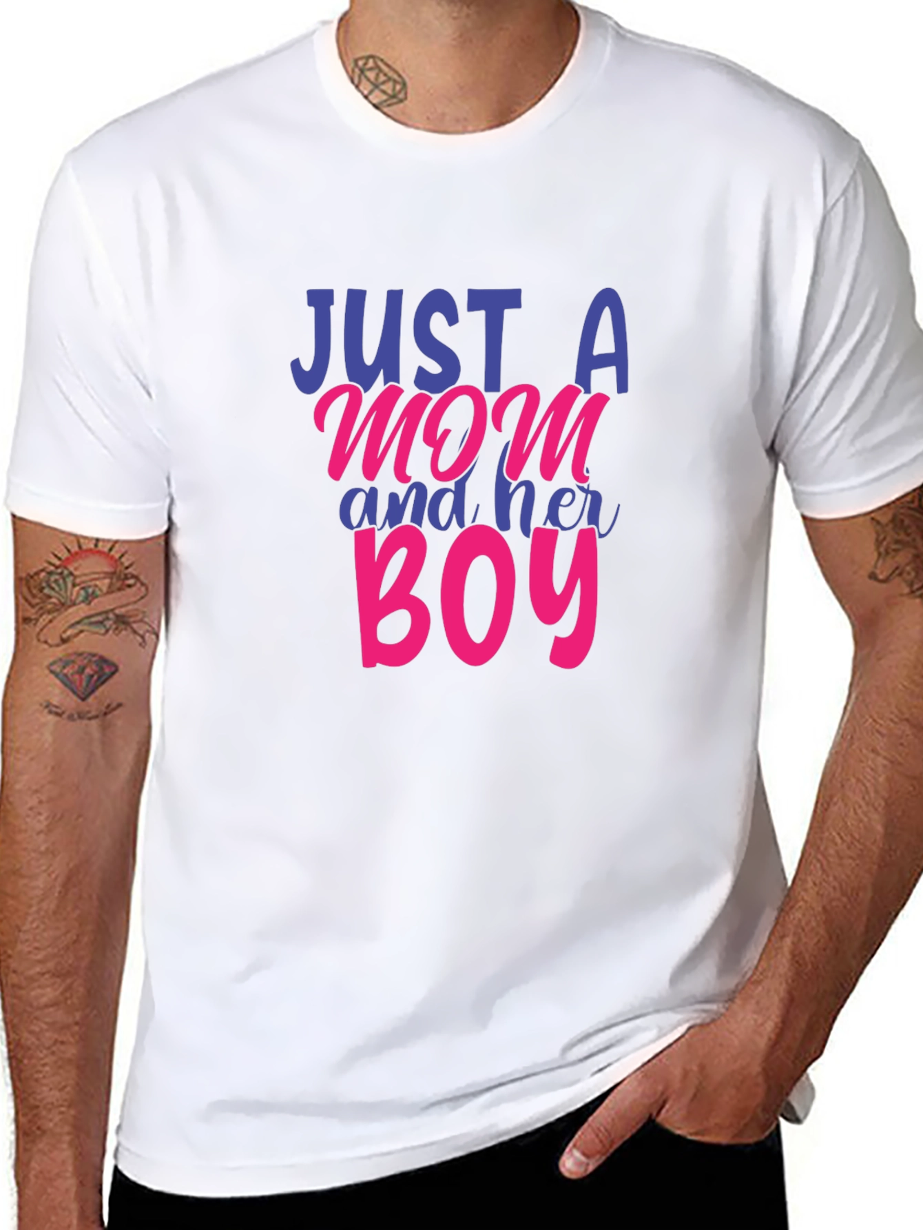 Just a Mom and Her Boy T-Shirt