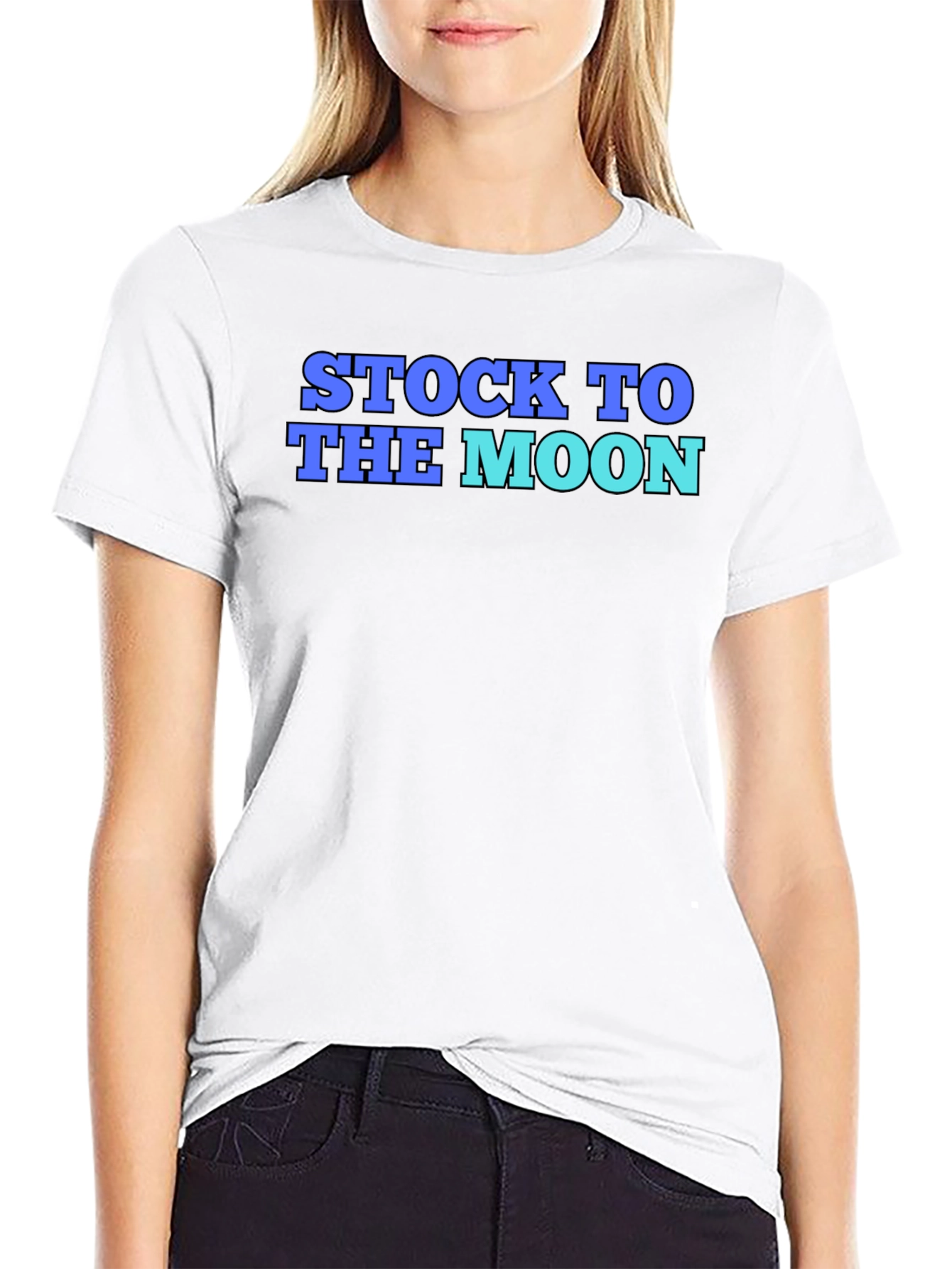 Stock To The Moon Graphic T-Shirt