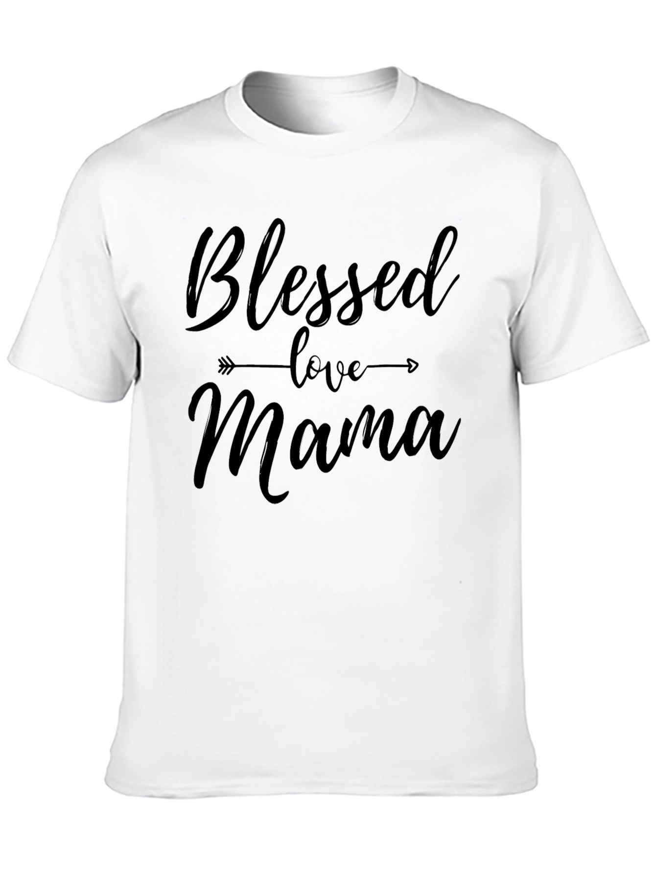 Blessed Mama Love T-Shirt - Black