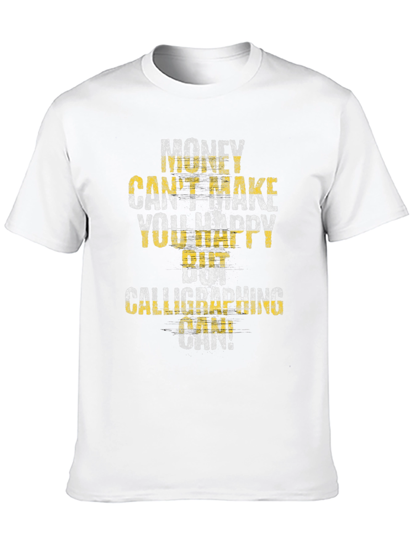 Funny Calligraphing Can Graphic T-Shirt