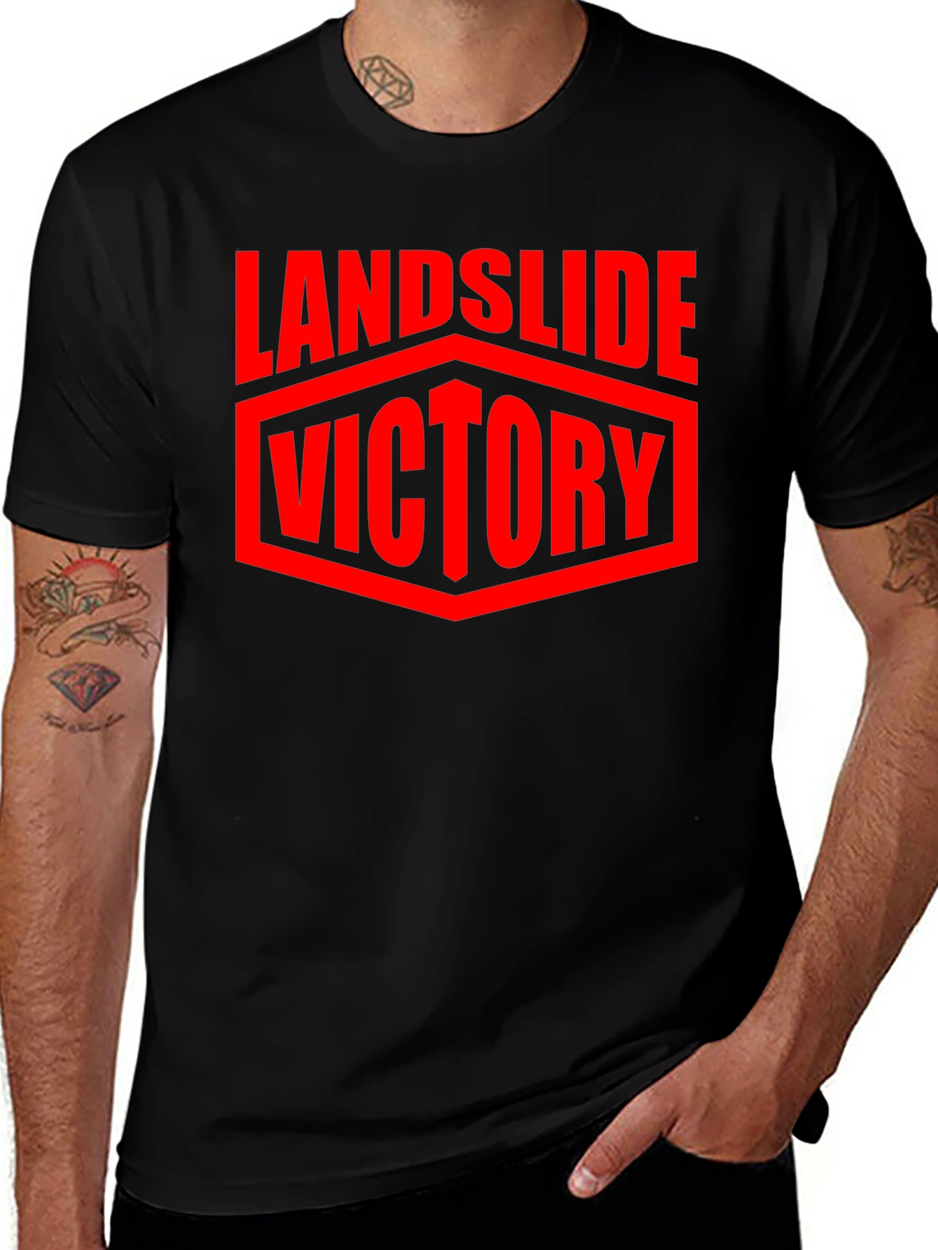 Landslide Victory Graphic Tee - Black