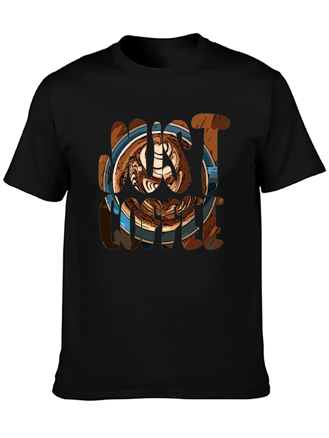 Just Coffee Graphic Tee - Casual Comfort