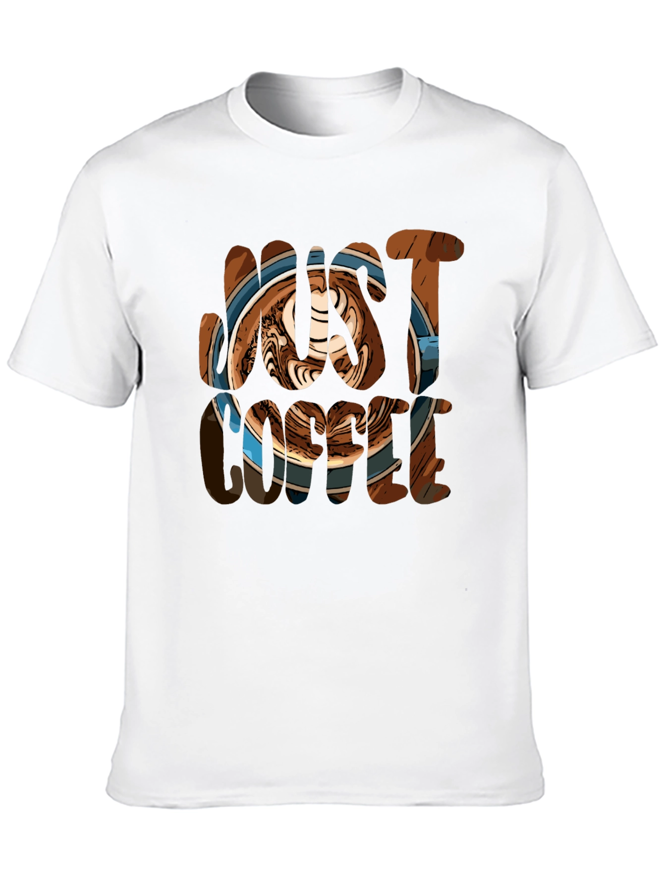 Just Coffee Graphic Tee - Casual Comfort