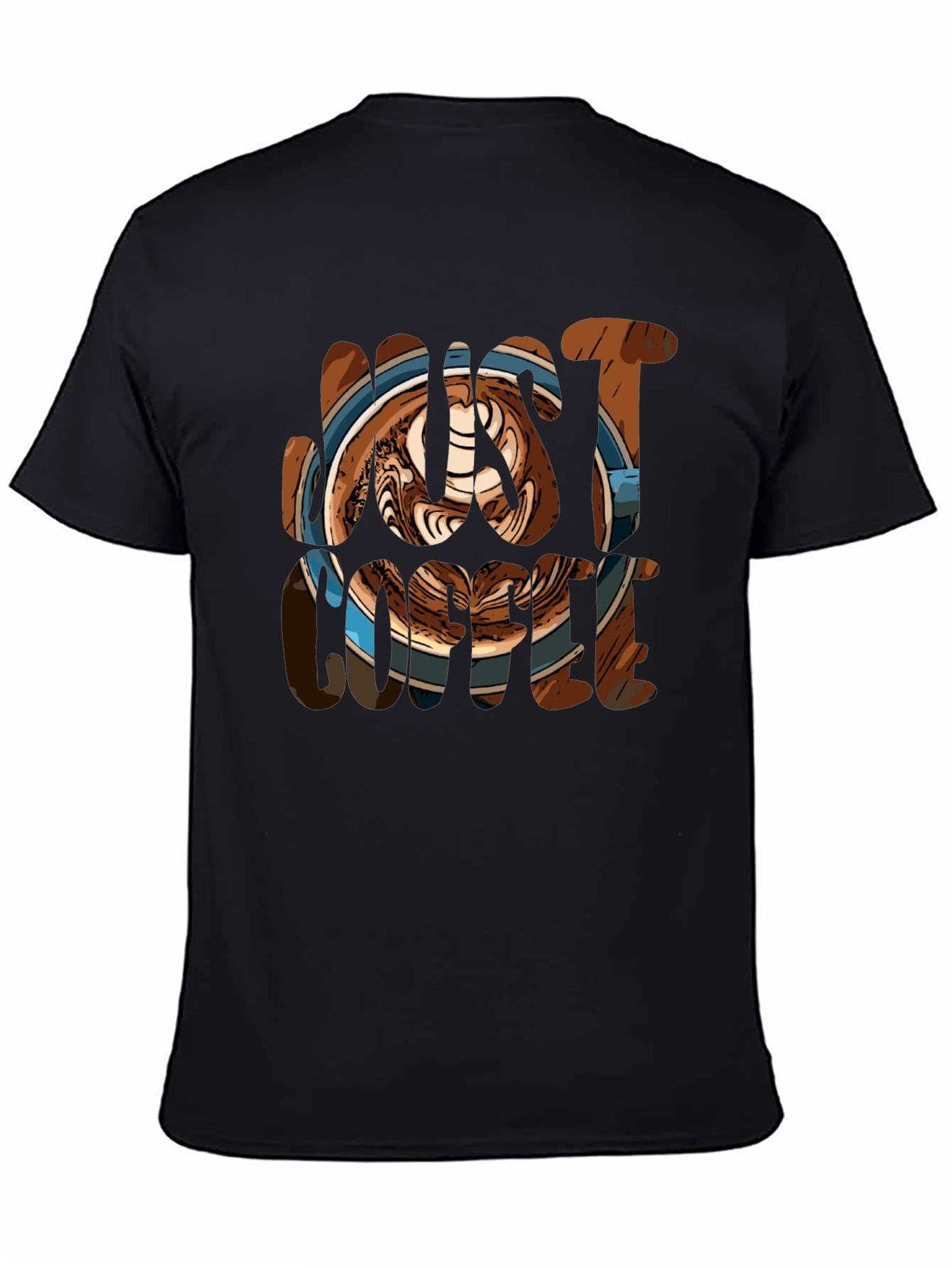 Just Coffee Graphic Tee - Casual Comfort