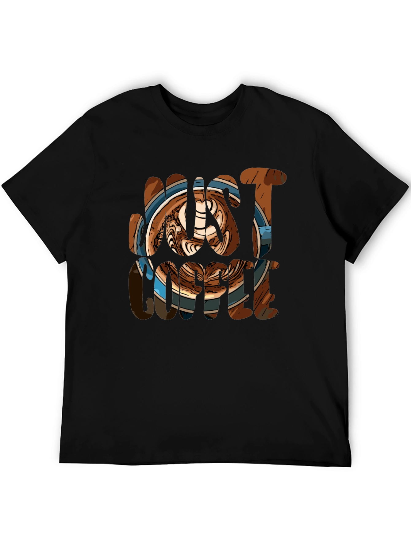 Just Coffee Graphic Tee - Casual Comfort