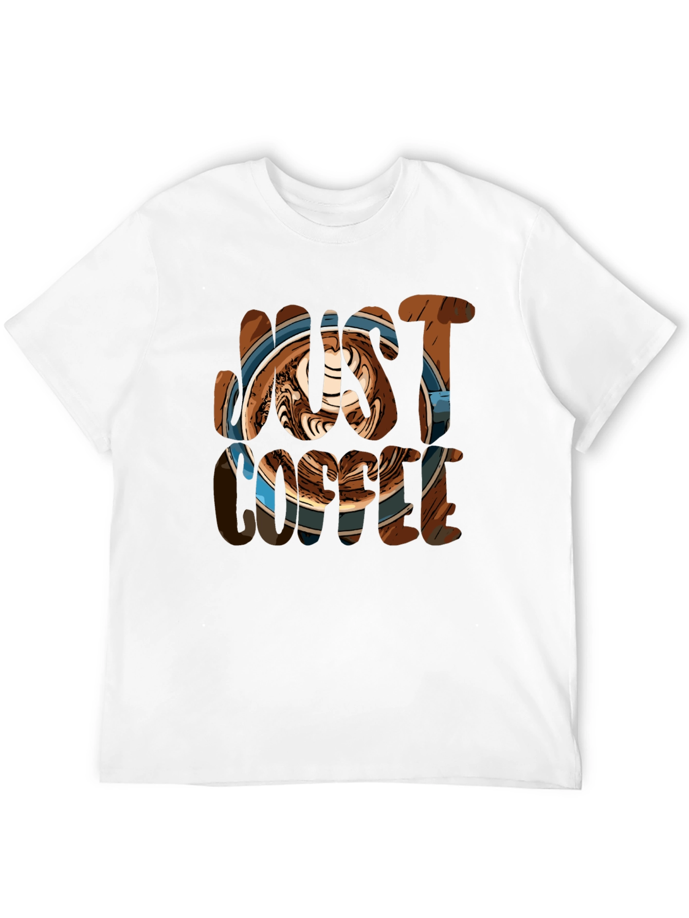 Just Coffee Graphic Tee - Casual Comfort