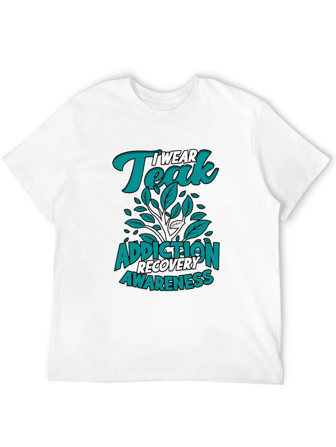 Teal Addiction Recovery Awareness T-Shirt
