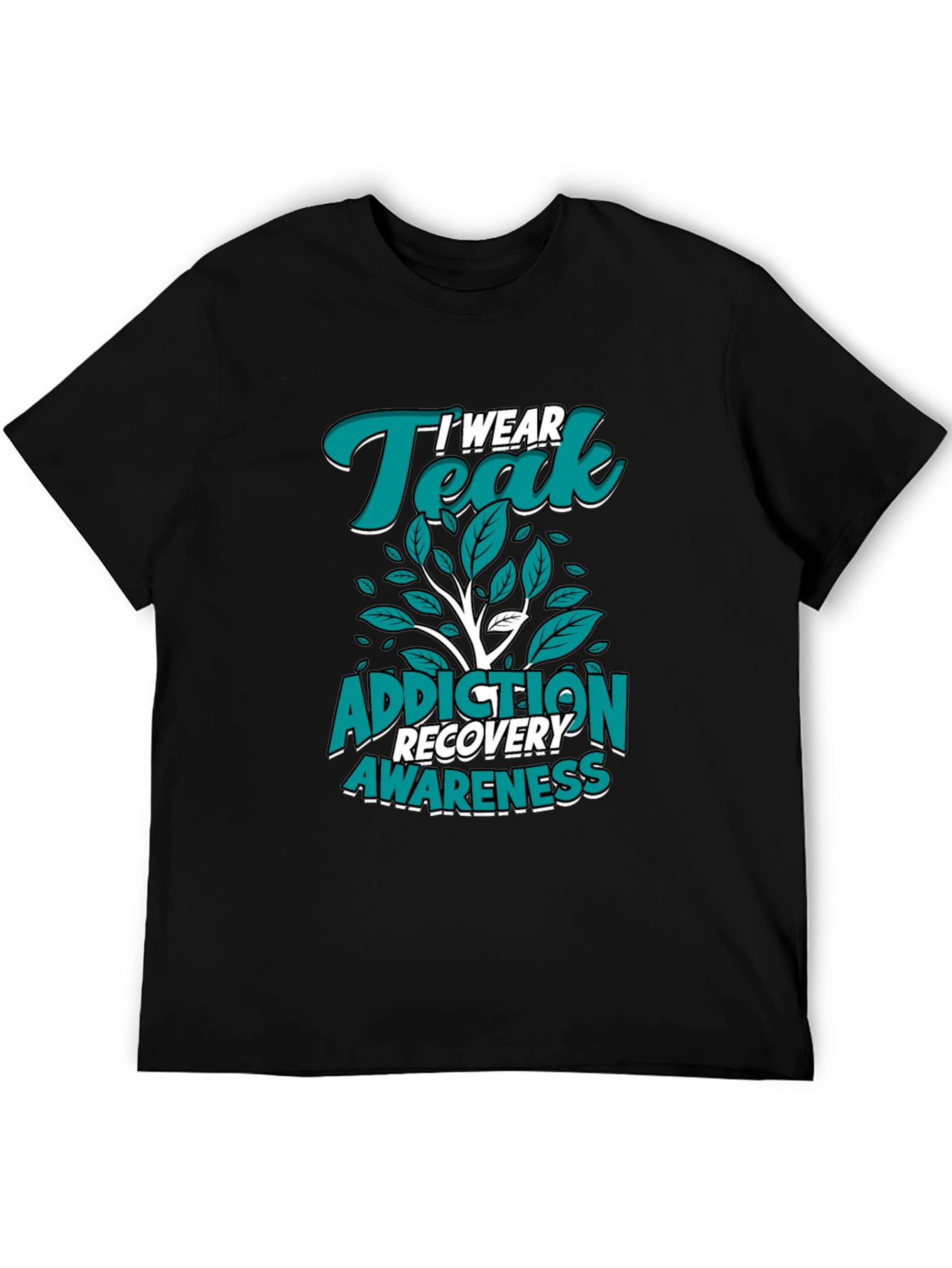 Teal Addiction Recovery Awareness T-Shirt
