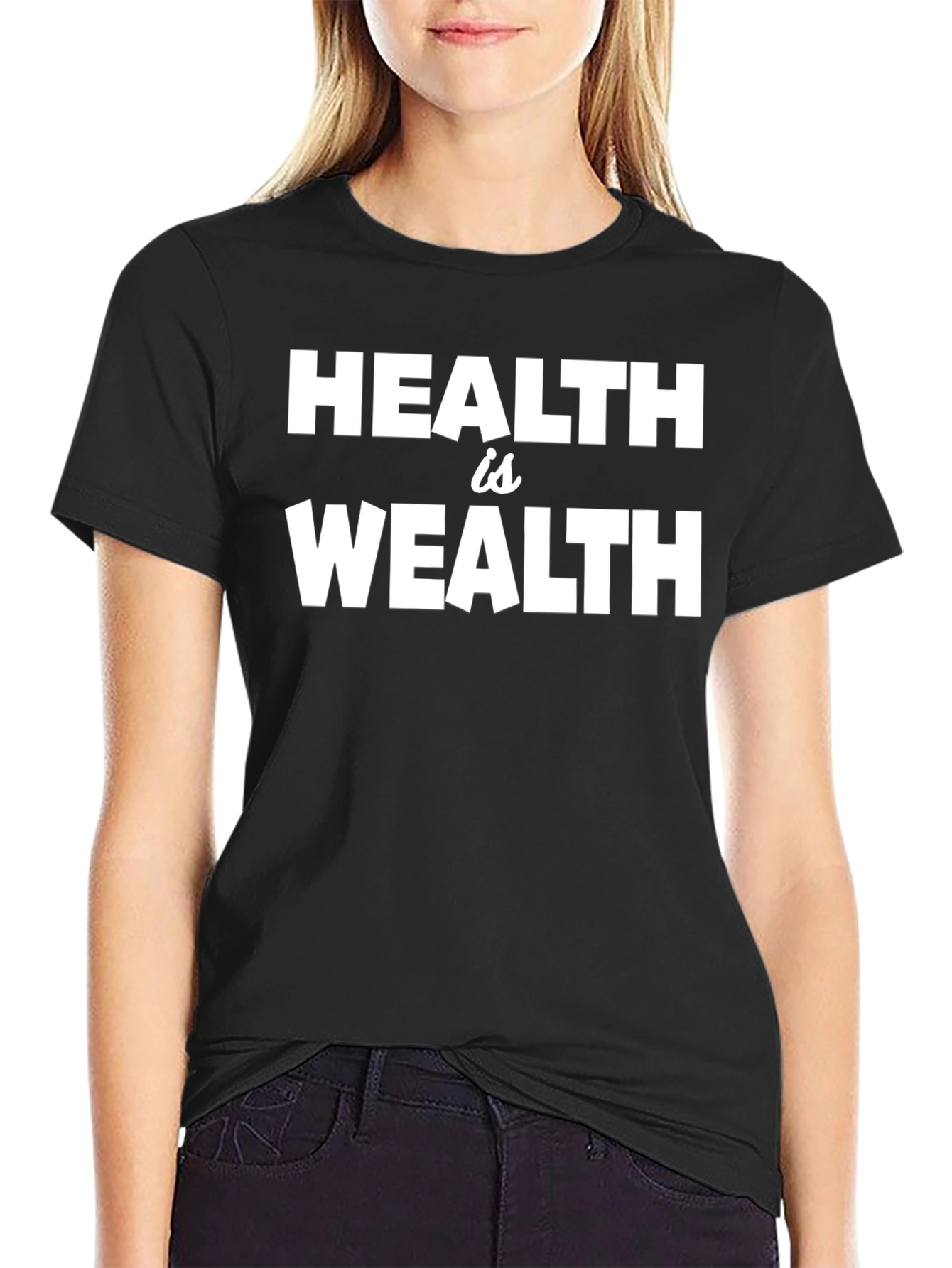 Health is Wealth Graphic T-Shirt