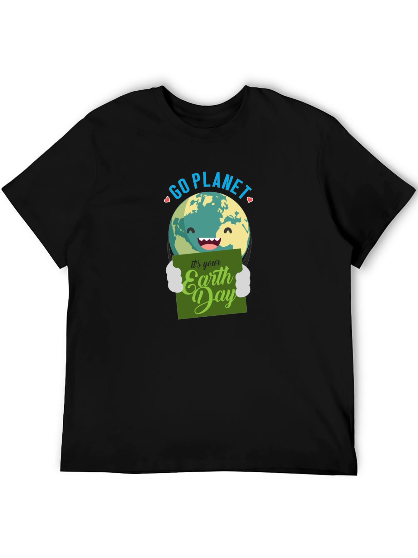 Go Planet Earth Day Graphic T-Shirt