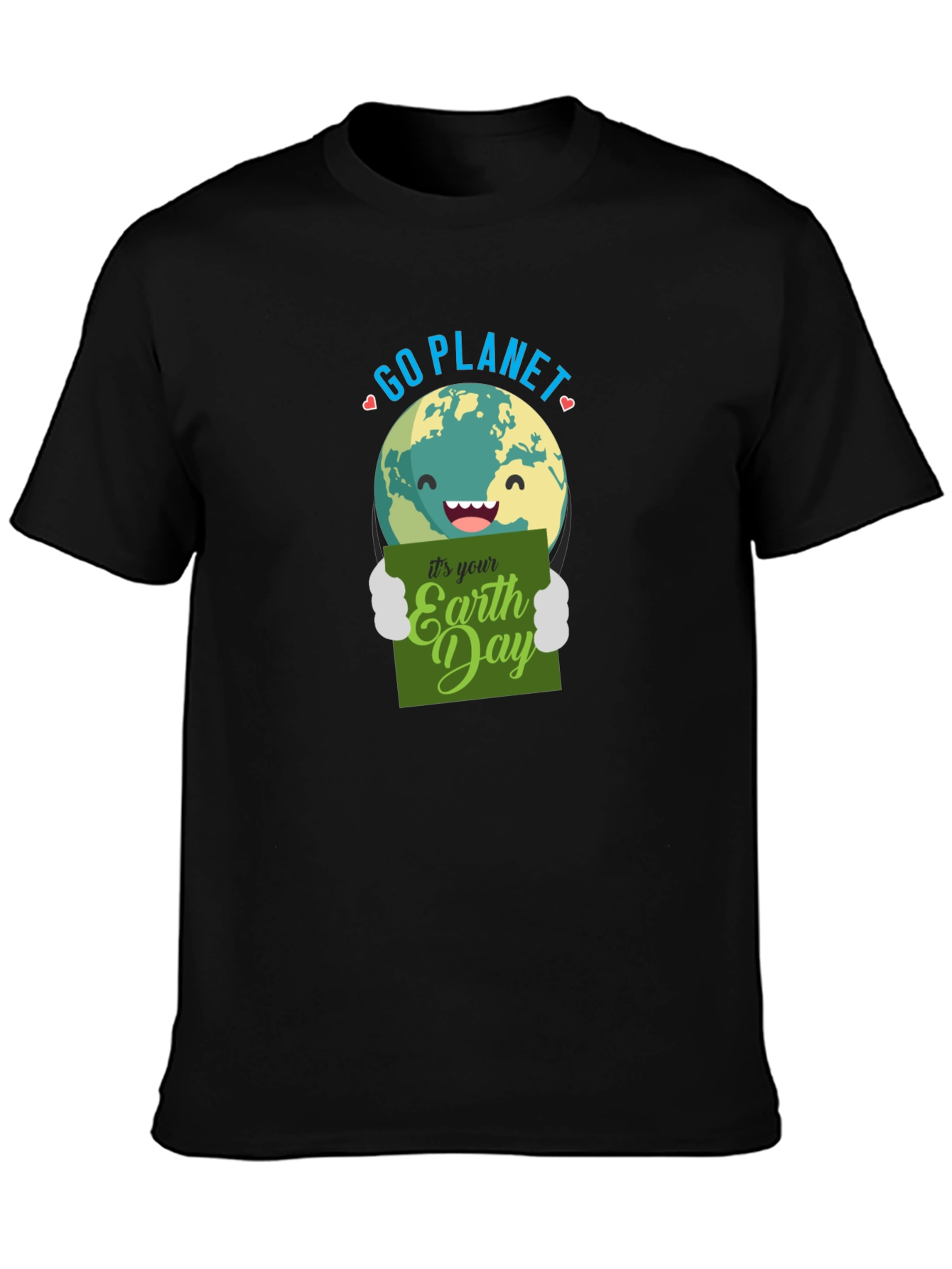Go Planet Earth Day Graphic T-Shirt