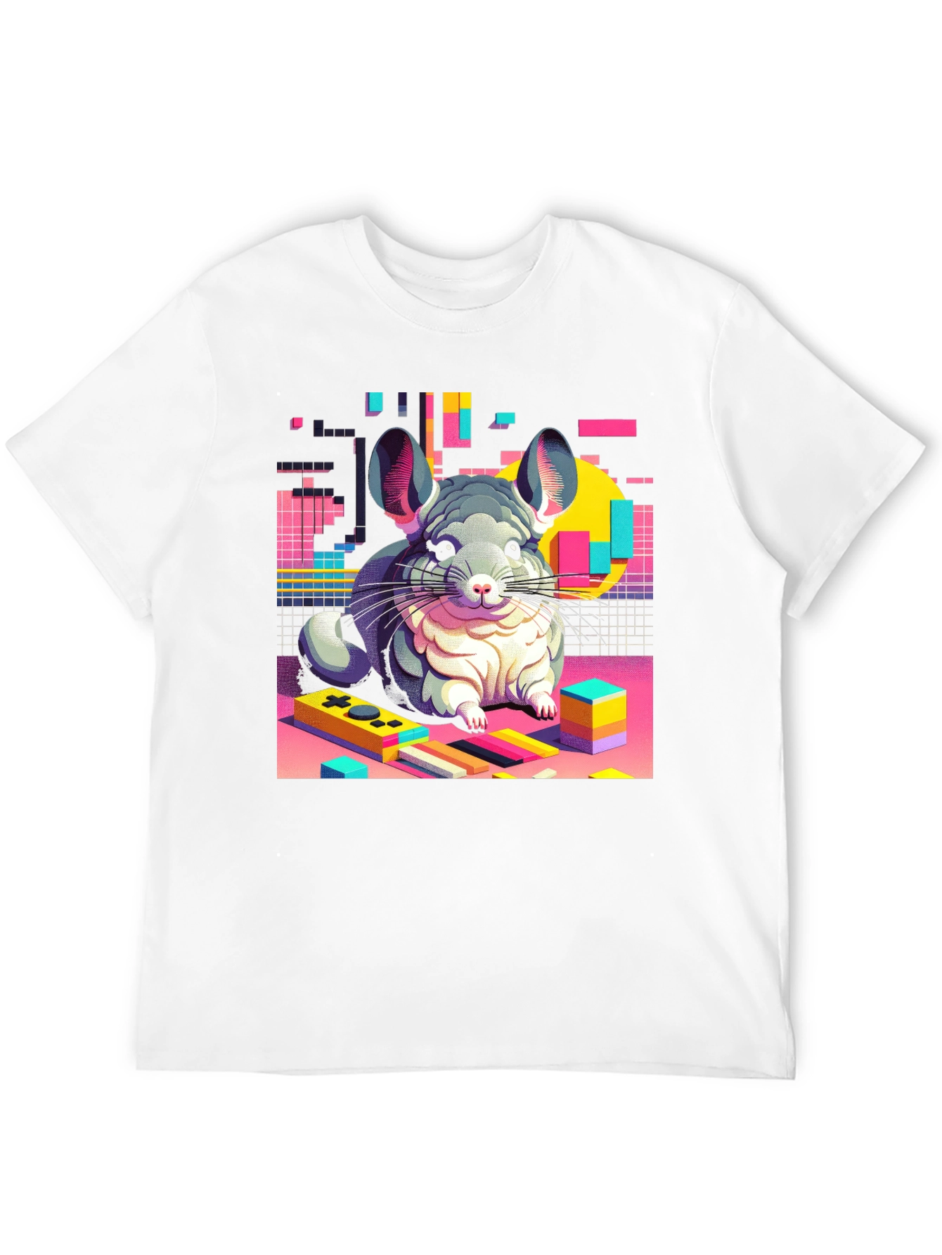 Retro Chinchilla Gamer T-Shirt