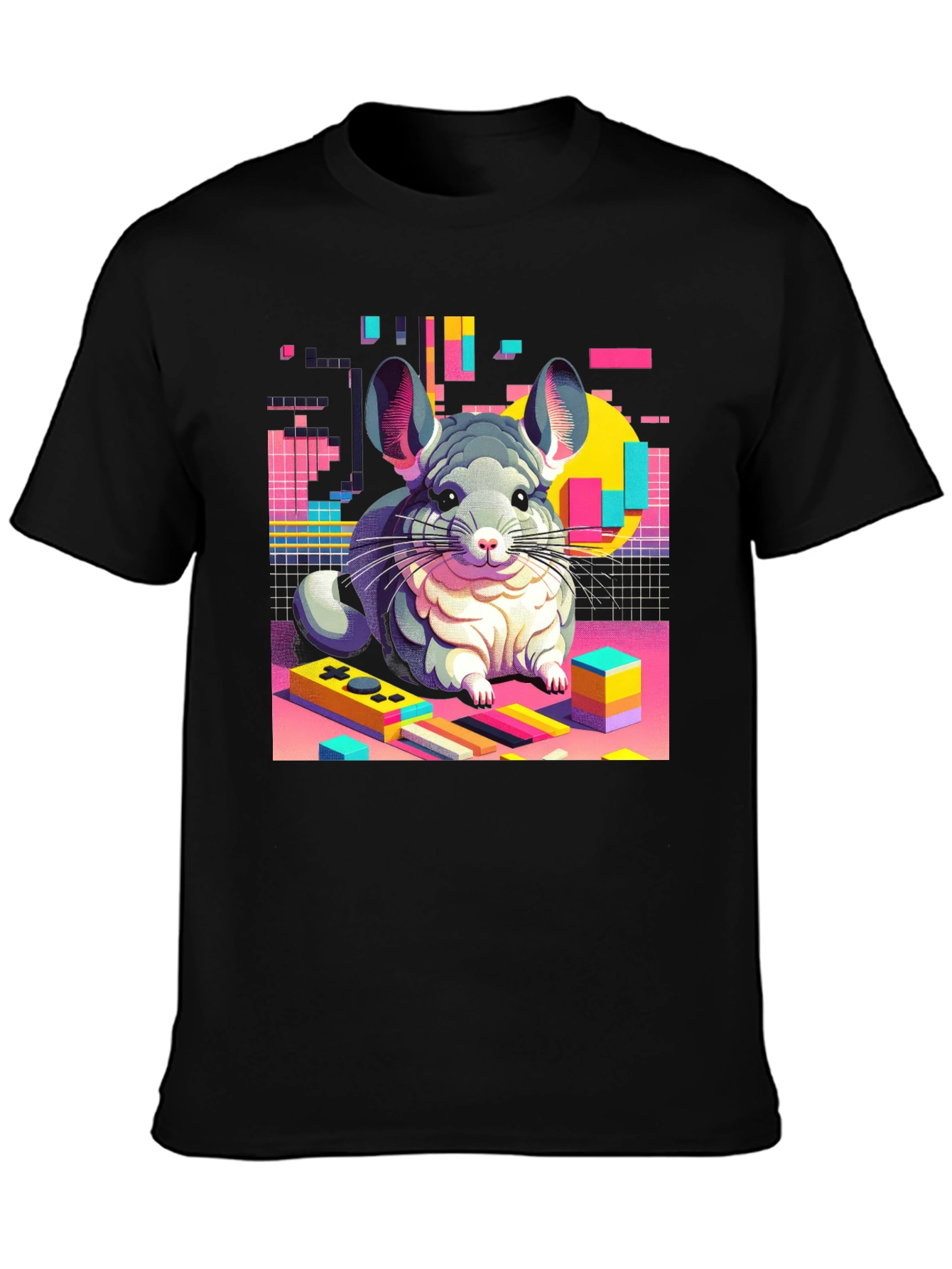 Retro Chinchilla Gamer T-Shirt