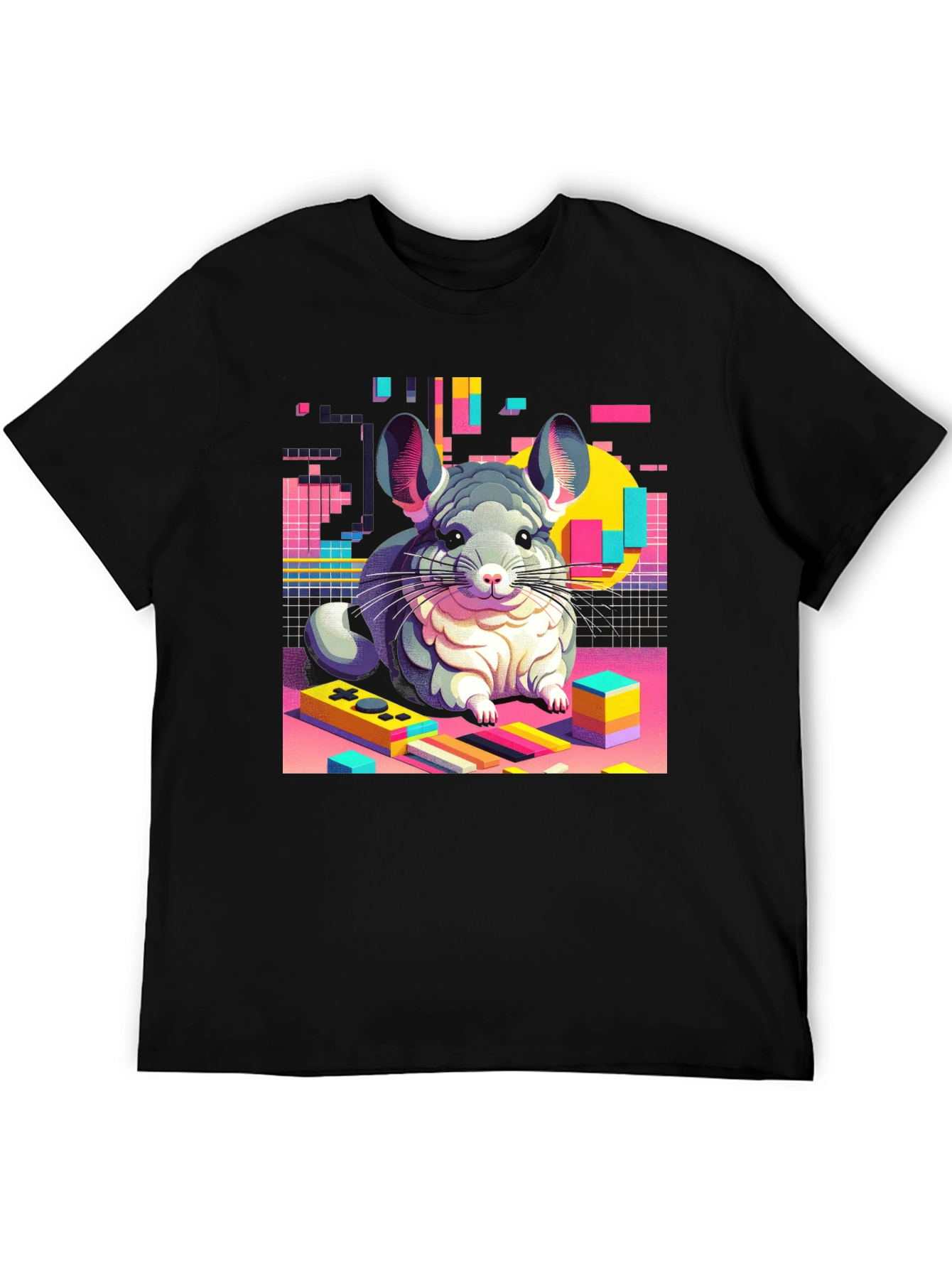 Retro Chinchilla Gamer T-Shirt