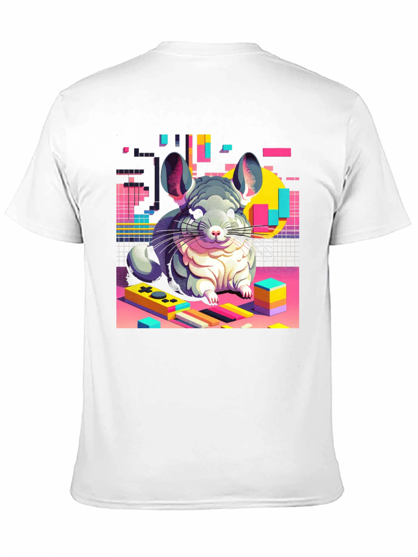 Retro Chinchilla Gamer T-Shirt