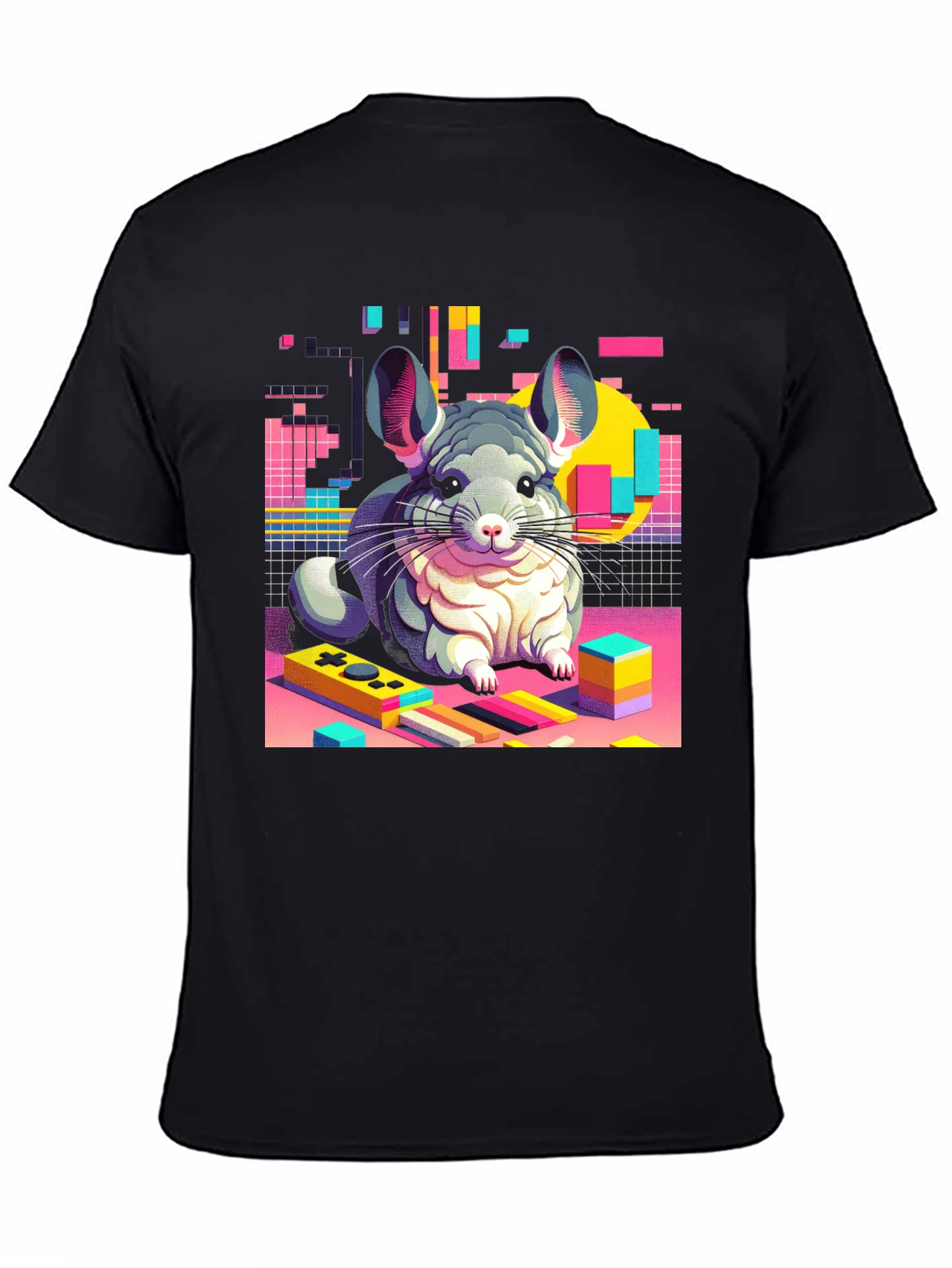 Retro Chinchilla Gamer T-Shirt