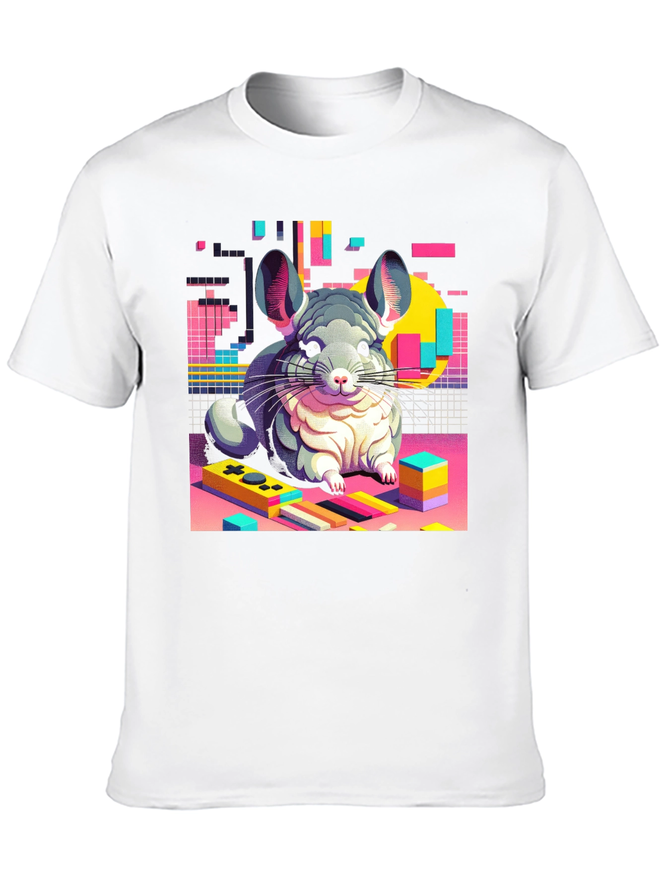 Retro Chinchilla Gamer T-Shirt