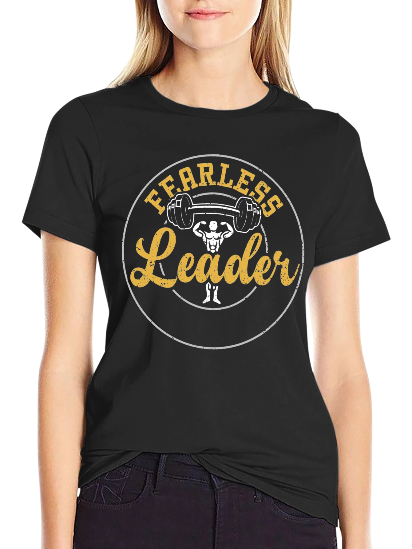 Fearless Leader Gym T-Shirt - Black Cotton