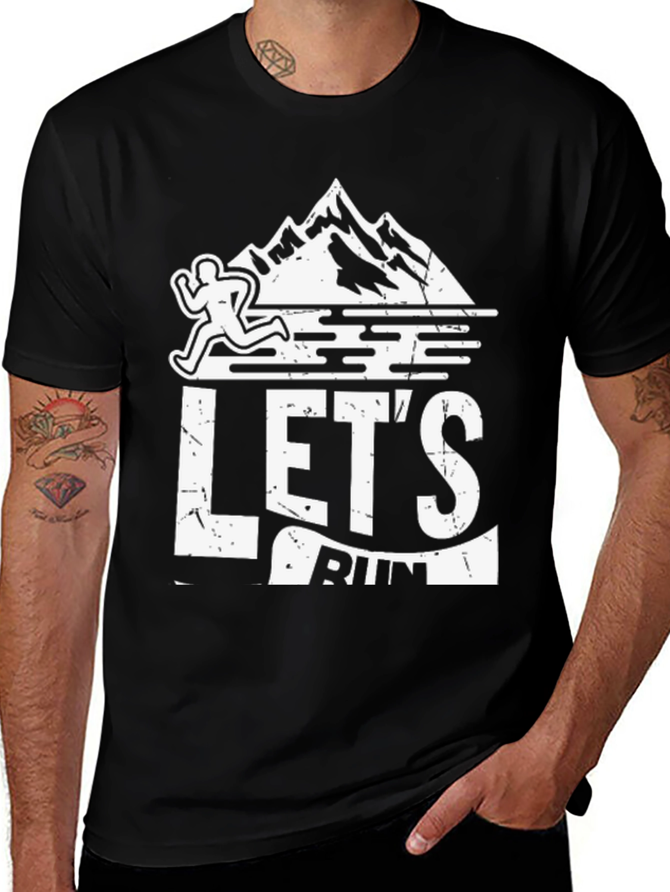 Lets Run Graphic T-Shirt