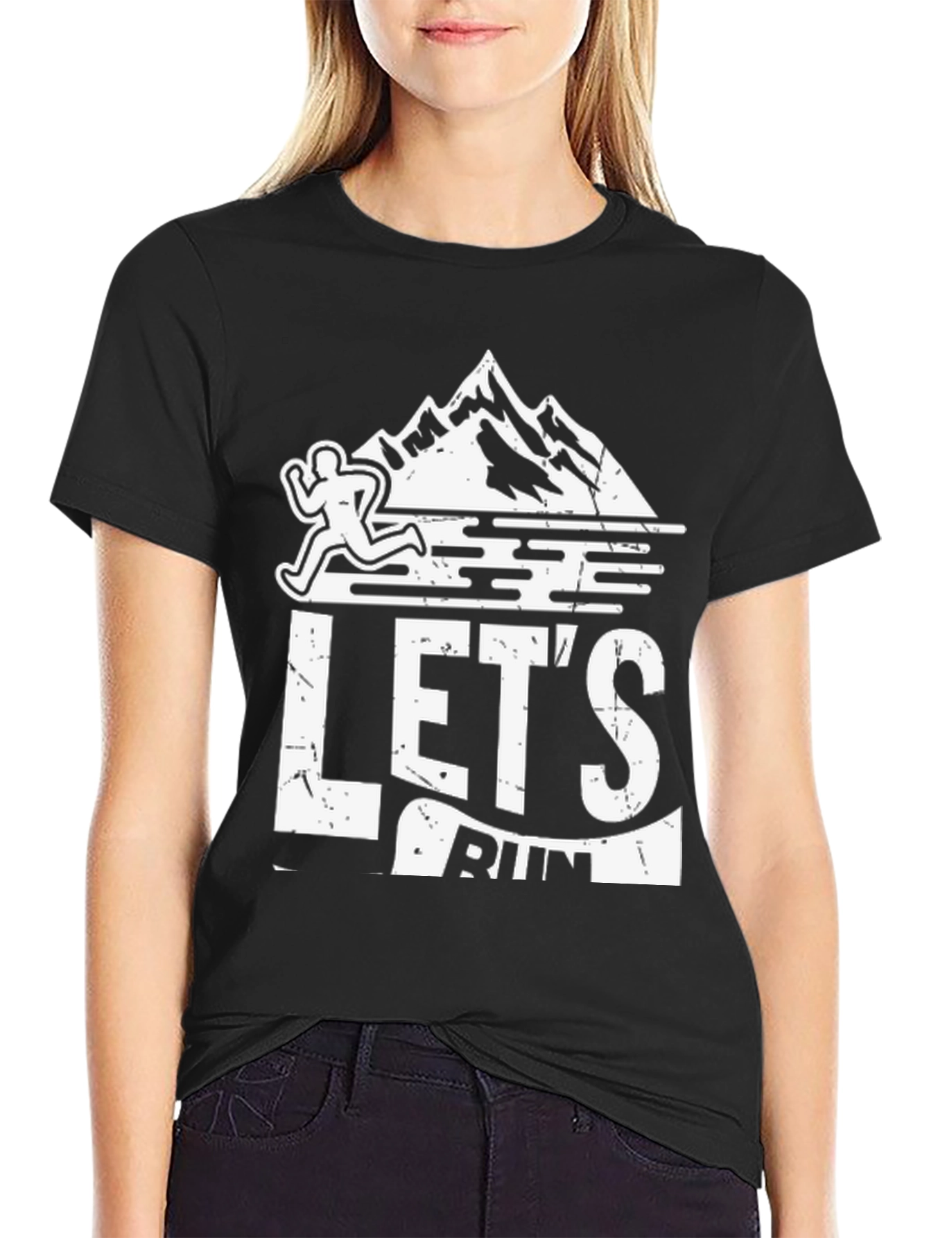 Lets Run Graphic T-Shirt