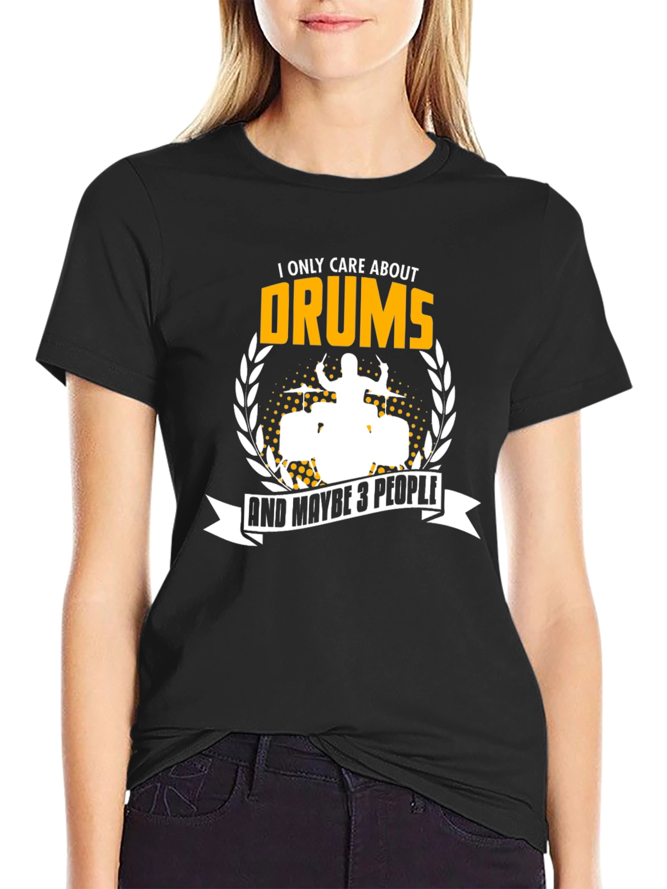 Drummer T-Shirt - I Only Care About Drums