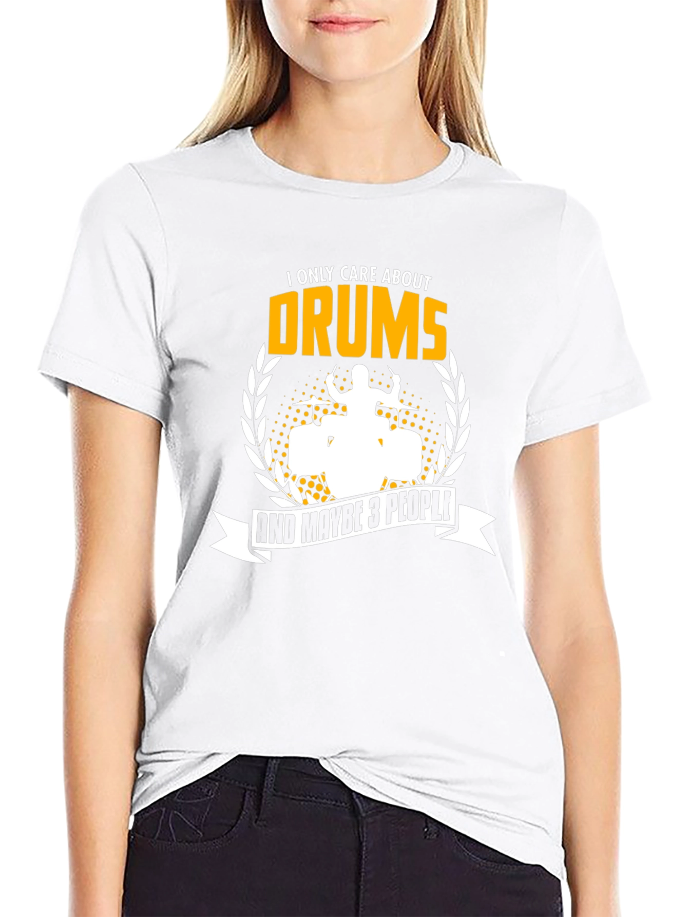 Drummer T-Shirt - I Only Care About Drums