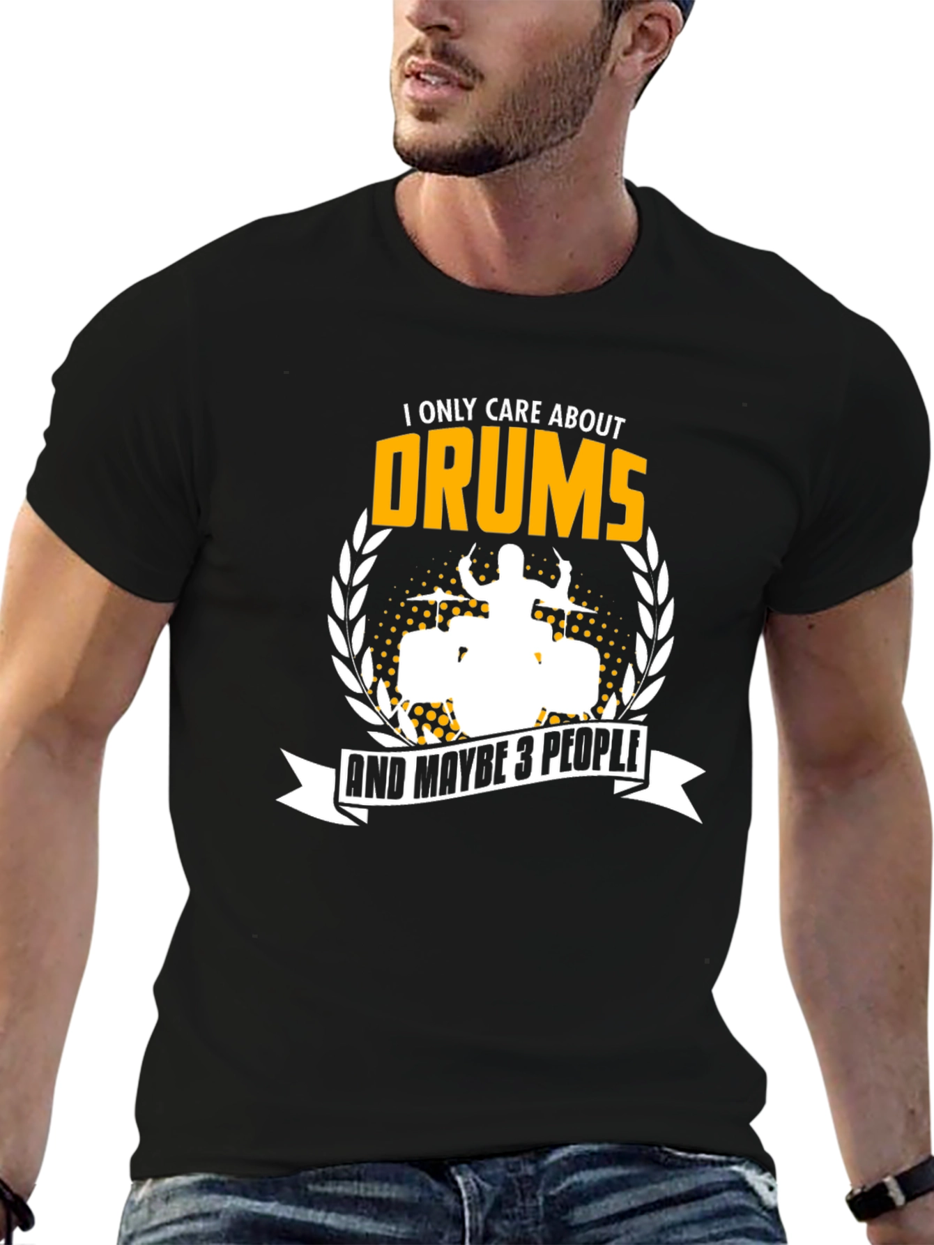 Drummer T-Shirt - I Only Care About Drums
