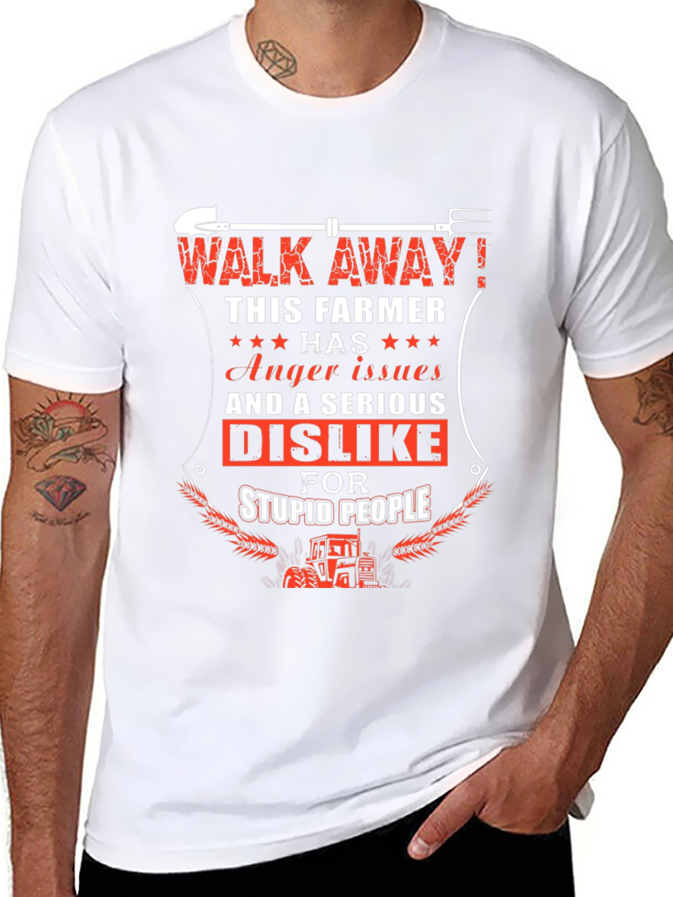Farmer Anger Issues Graphic T-Shirt
