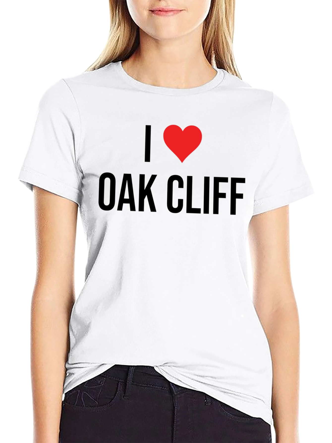 I Love Oak Cliff Black T-Shirt