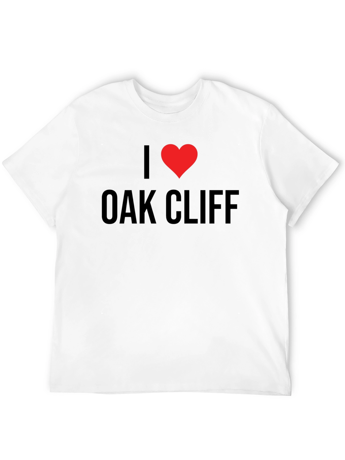 I Love Oak Cliff Black T-Shirt