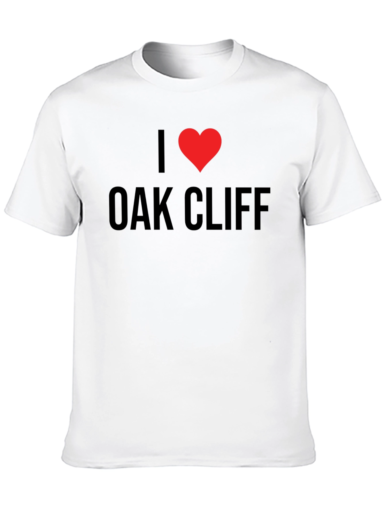 I Love Oak Cliff Black T-Shirt