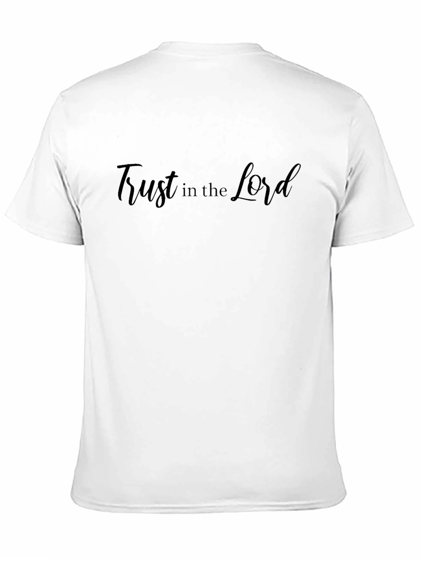 Trust in the Lord Black Tee